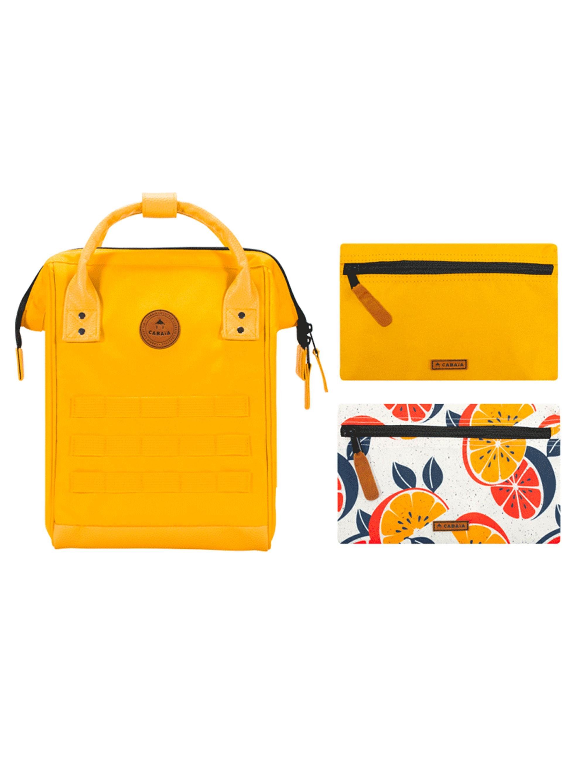 CABAIA Tagesrucksack Adventurer S Recycled (3-tlg), Cityrucksack aus recycelten Materialien