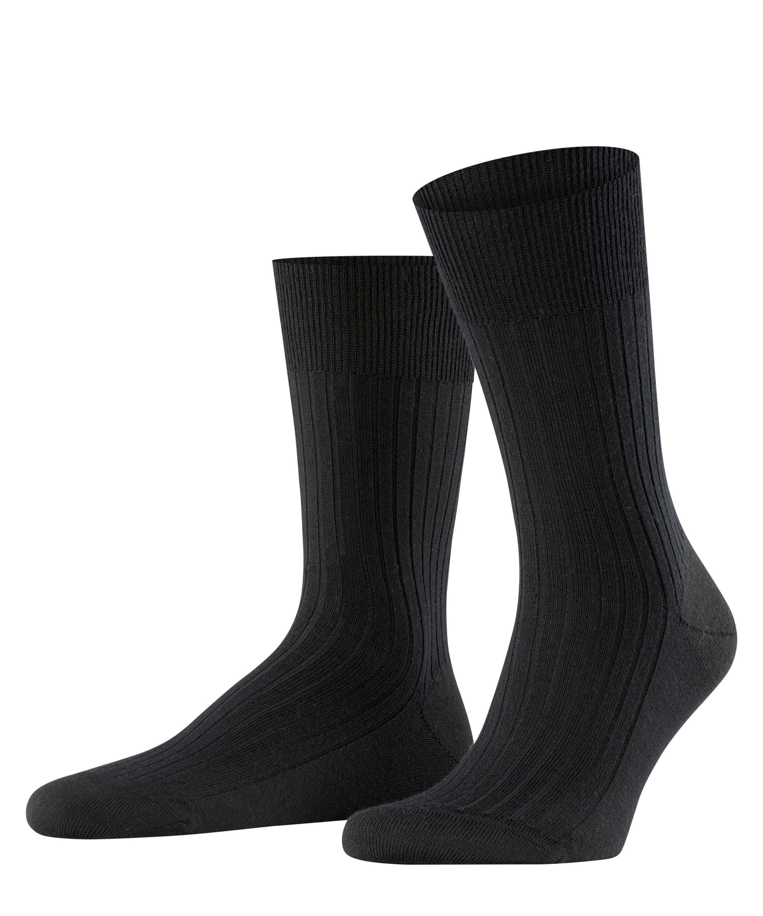 FALKE Socken Bristol Pure (1-Paar) black (3000)