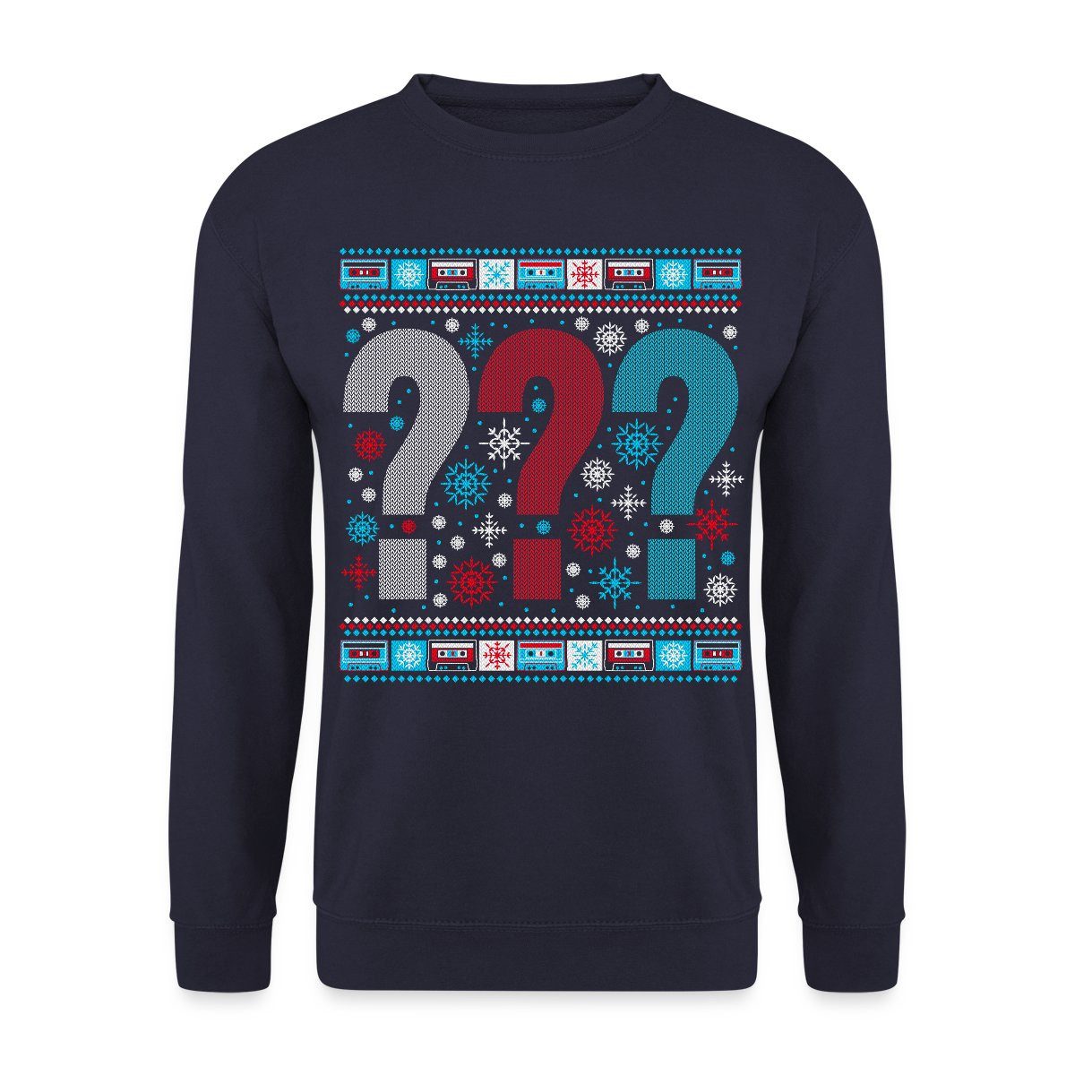 Sweatshirt Die Drei Fragezeichen Ugly Xmas Christmas Unisex Pullover
