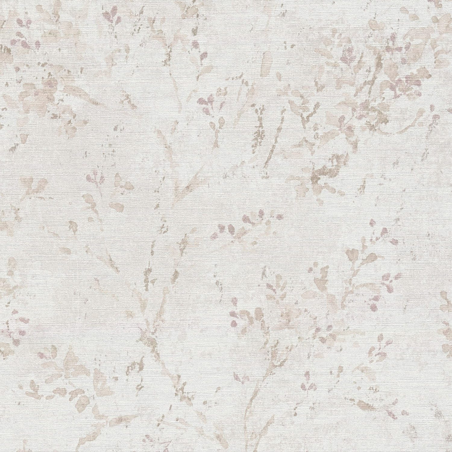 Profhome Vliestapete 396503-GU Landhaus Tapete matt grau beige lila 5,33 m2, leicht strukturiert, matt, (1 Rolle, 5.33 qm), heißgeprägte Vliestapete in grau