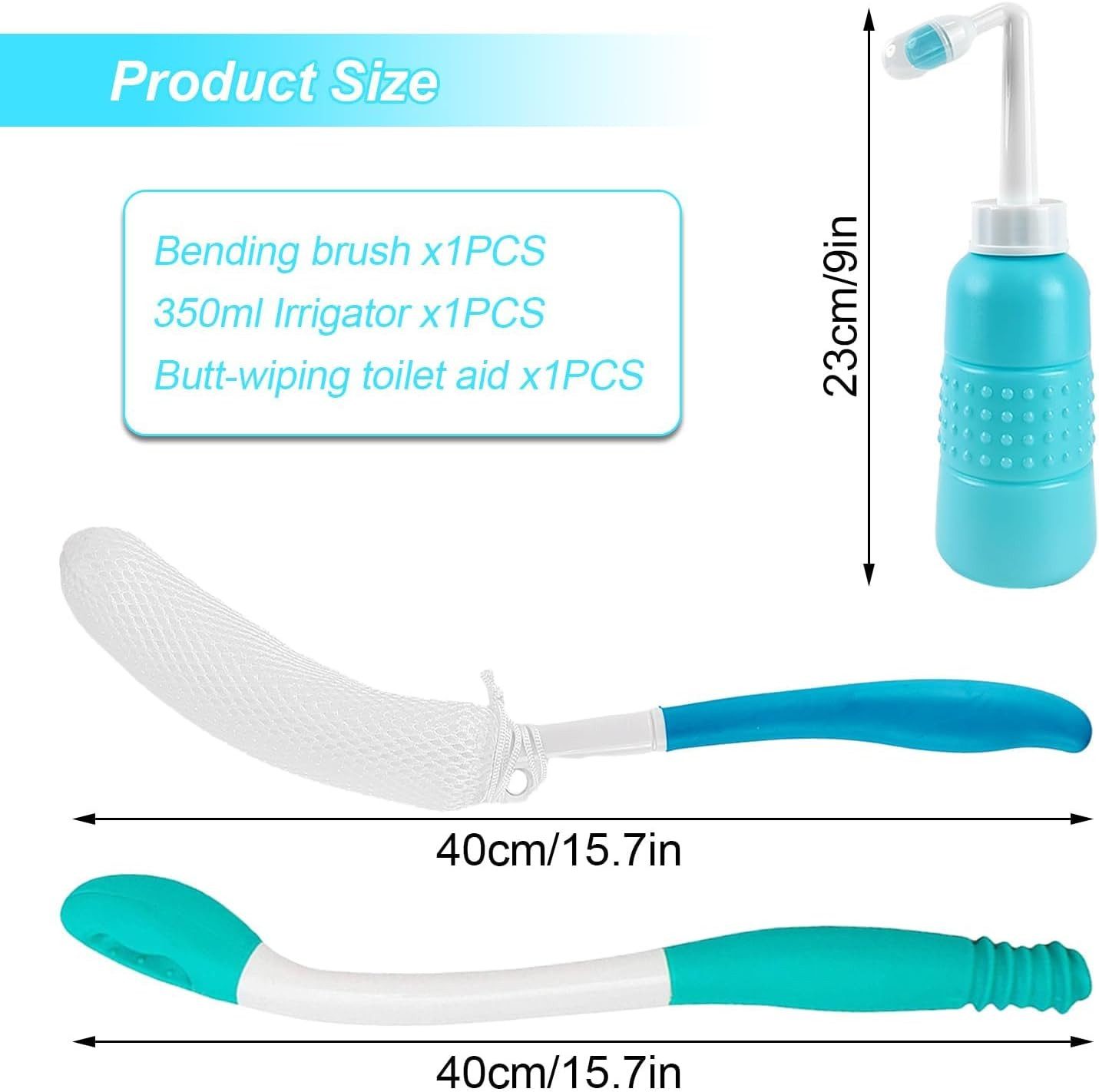MOPUEA Haltegriff Toilettenhilfe Set 3-teilig Ergonomisch Faltbar Hygienisch, Ergonomisch faltbar hygienisch leicht zu verwenden – Bild 4 von 5