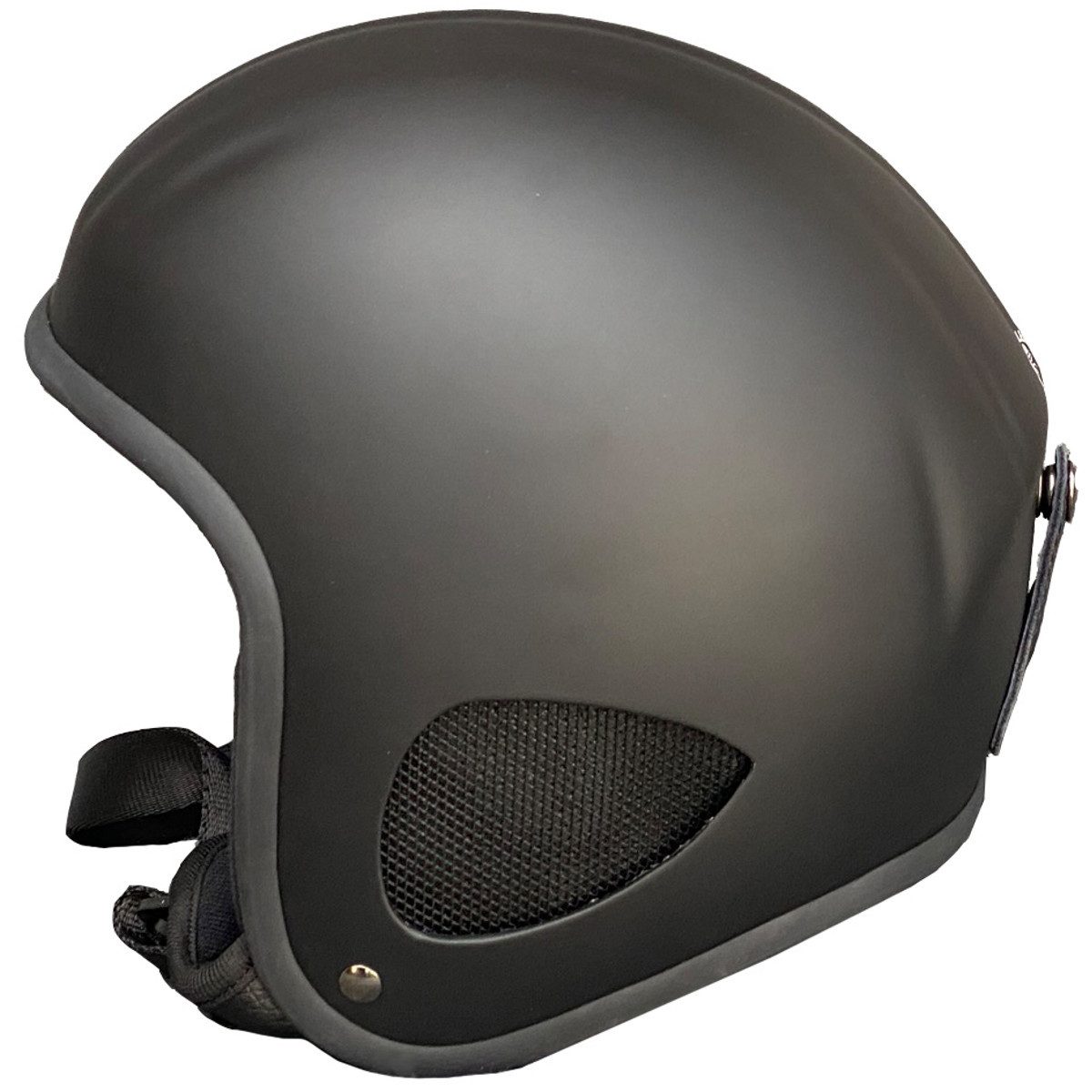 Bores Motorradhelm Bores-Gensler SRM3 Slight Jethelm schwarz-matt (1er Set)