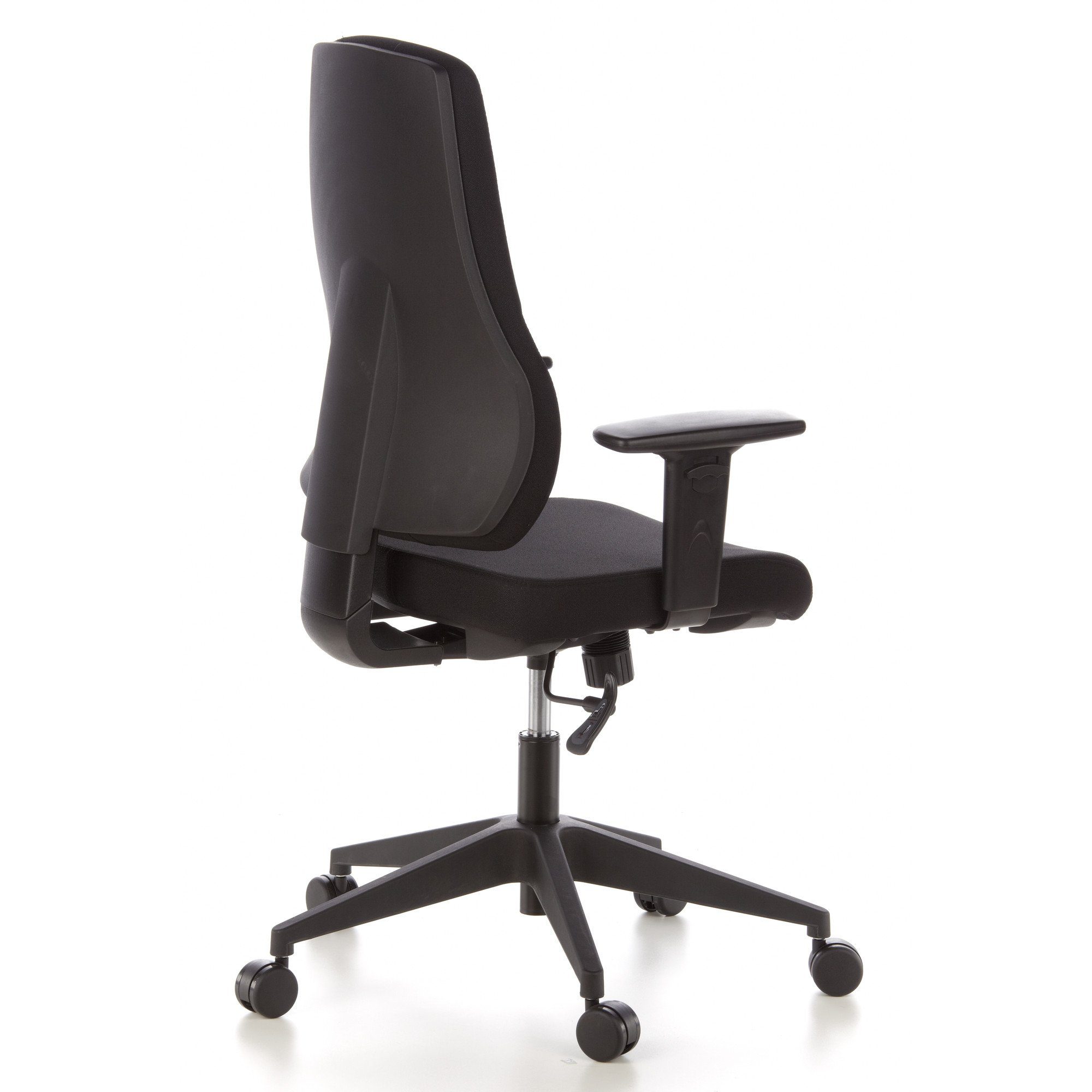 St), Schreibtischstuhl Drehstuhl hjh OFFICE Profi (1 Stoff Schwarz 100 ergonomisch PRO-TEC Bürostuhl
