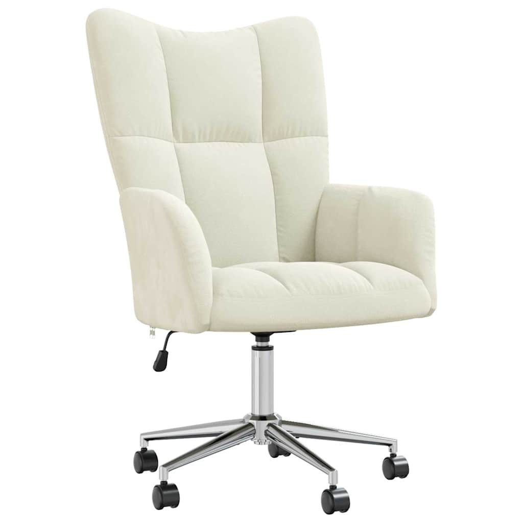 vidaXL Sessel Relaxsessel Cremeweiß Samt (1-St) günstig online kaufen