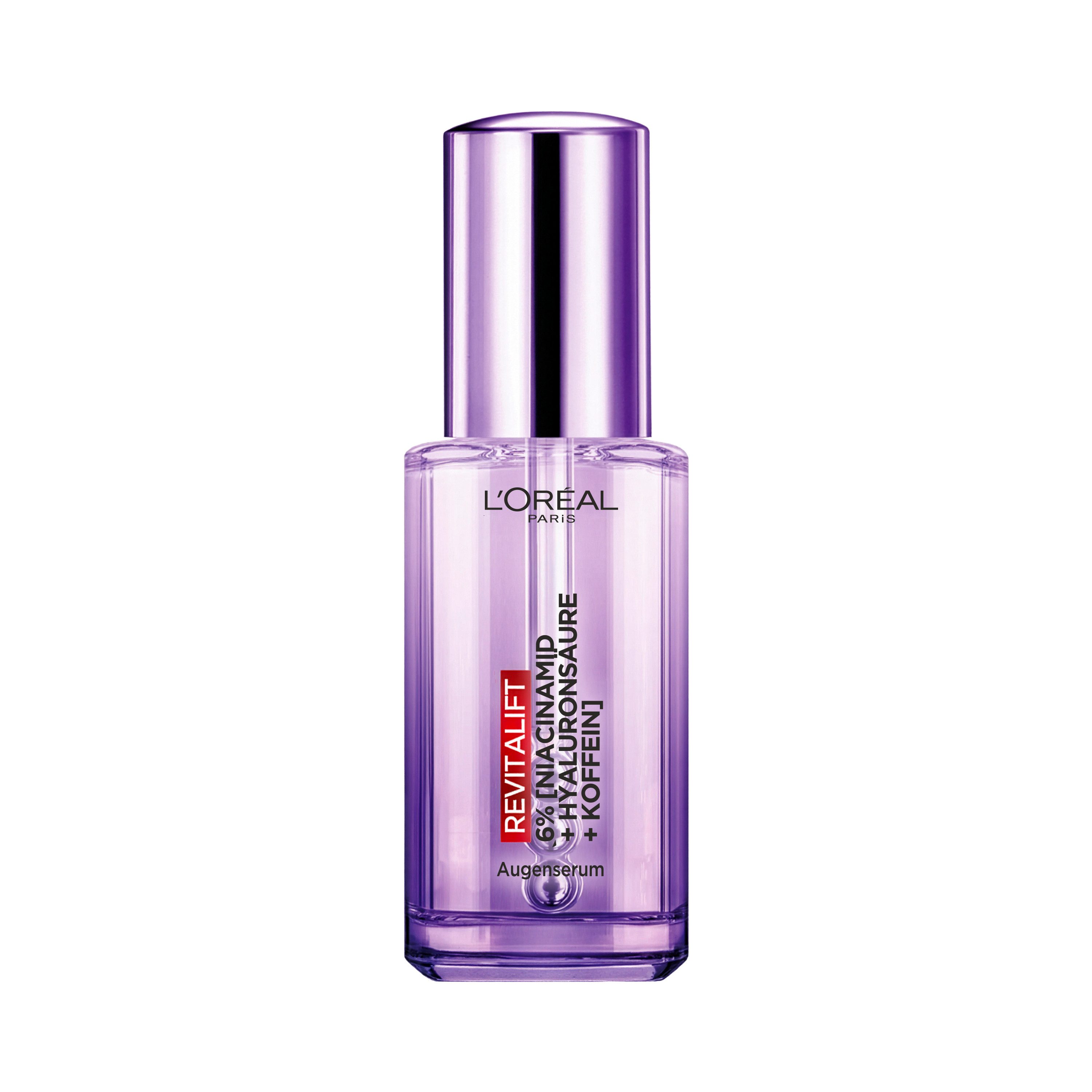L'ORÉAL PARIS Augenserum REVITALIFT FILLER AUGENSERUM, mit 1,5% purer Hyaluronsäure und 1% Koffein