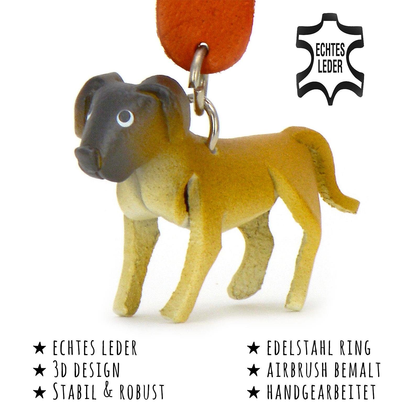 Kinder Accessoires Monkimau Schlüsselanhänger Deutsche Dogge Schlüsselanhänger Leder Tier Figur (Packung)