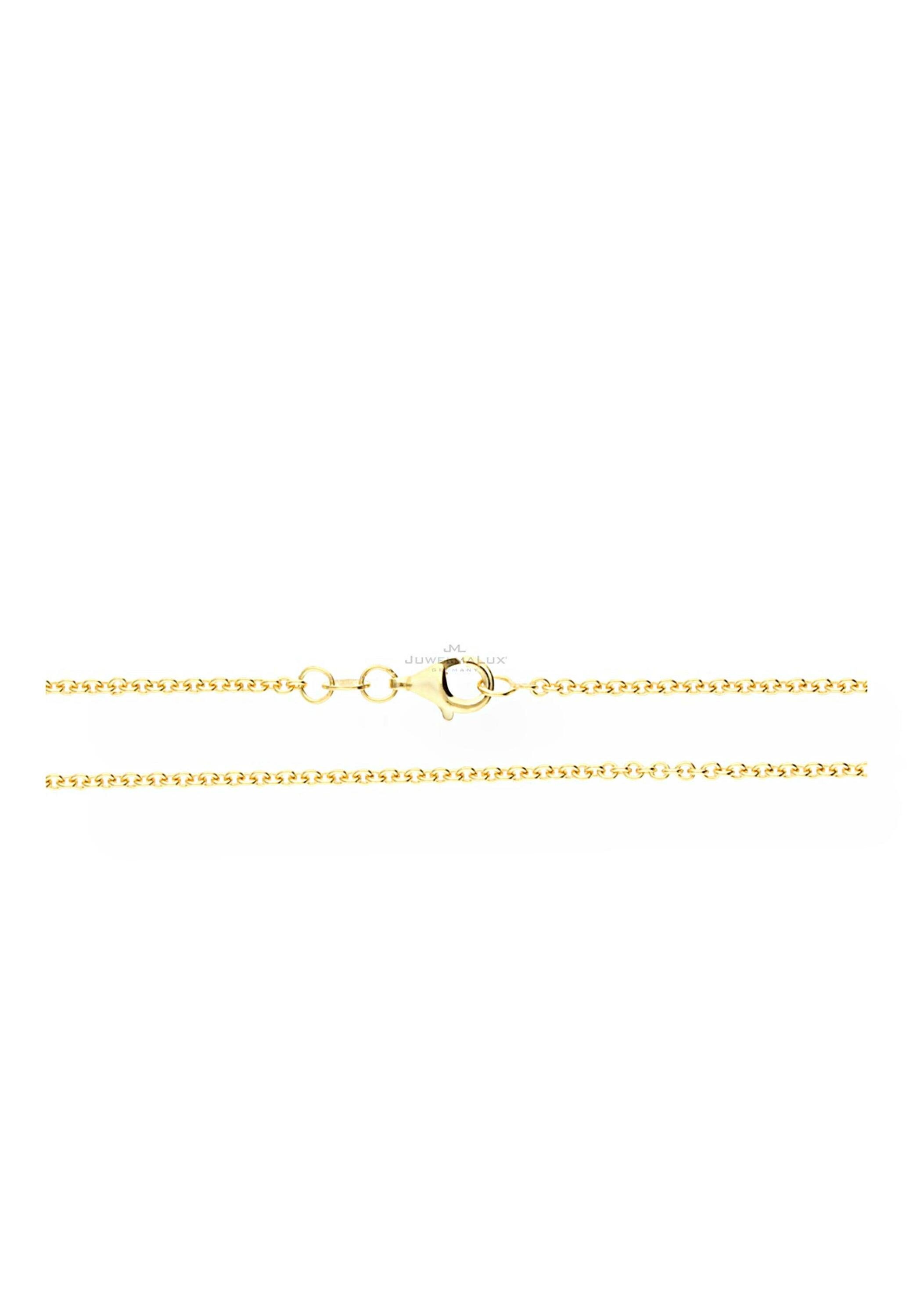 JuwelmaLux Silberkette Halskette inkl. Mädchen plattiert, Schmuckschachtel Silber Gold (1-tlg), gold Anker 925er