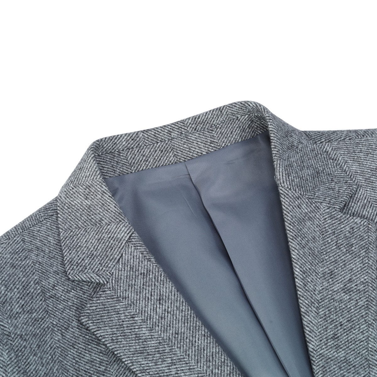 Allthemen Sakko im Slim Fit lässige Anzugjacke mit Streifen