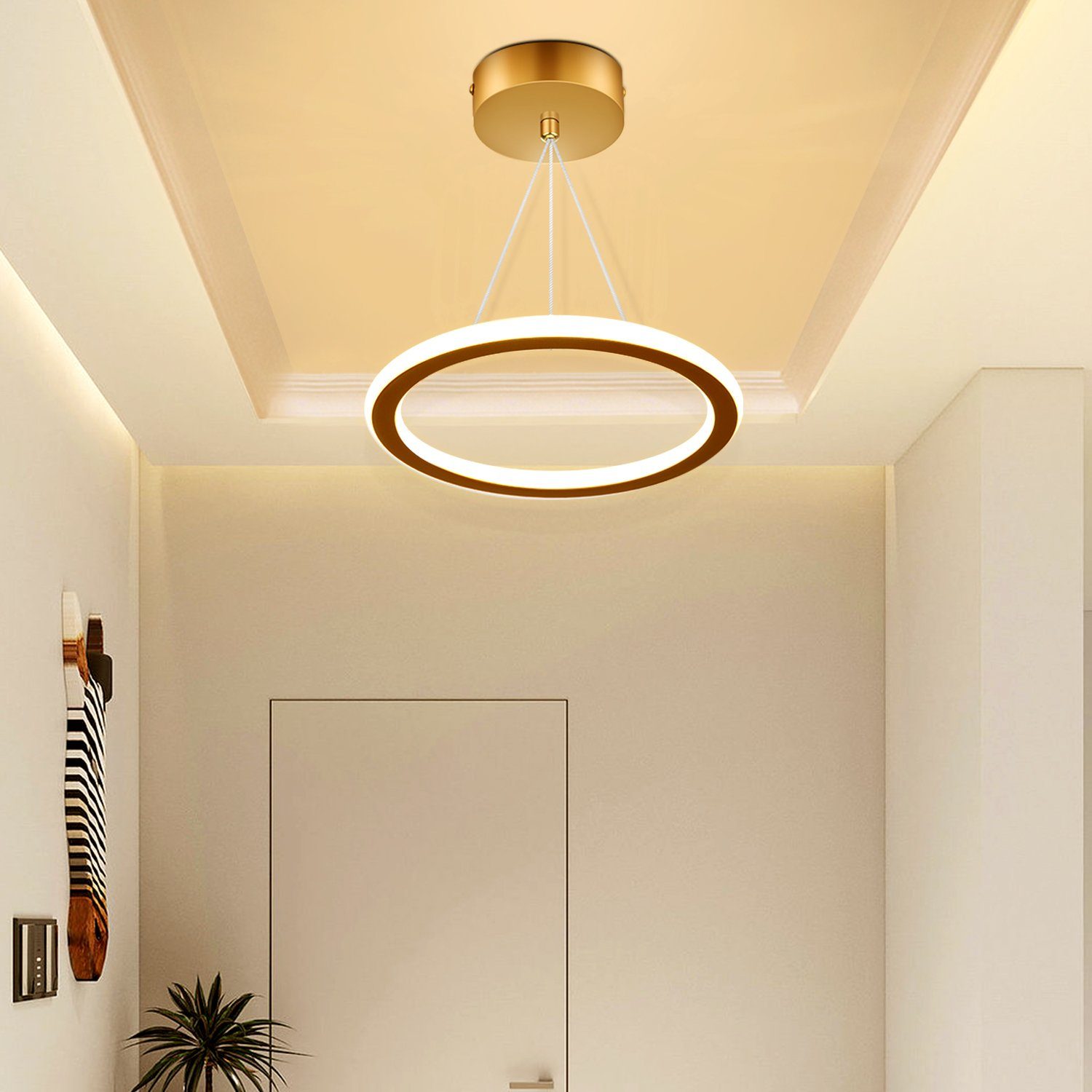 LETGOSPT Deckenleuchte 16W Moderne LED Deckenlampe, günstig online kaufen