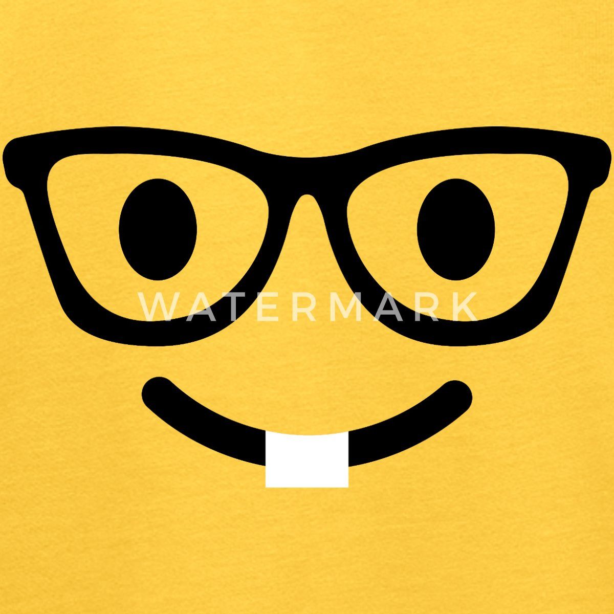 T-Shirt Emoticon Schlauberger Kostüm Karneval Gruppenkostüm Teenager Premium T