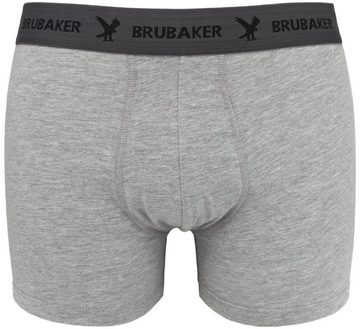 BRUBAKER Boxershorts 6er Pack Herren Retro Unterhosen - Unterwäsche für Männer (Set, 6-St) 6x Boxer Shorts - Trunks Unterhose - Weich, Sanft und atmungsaktiv