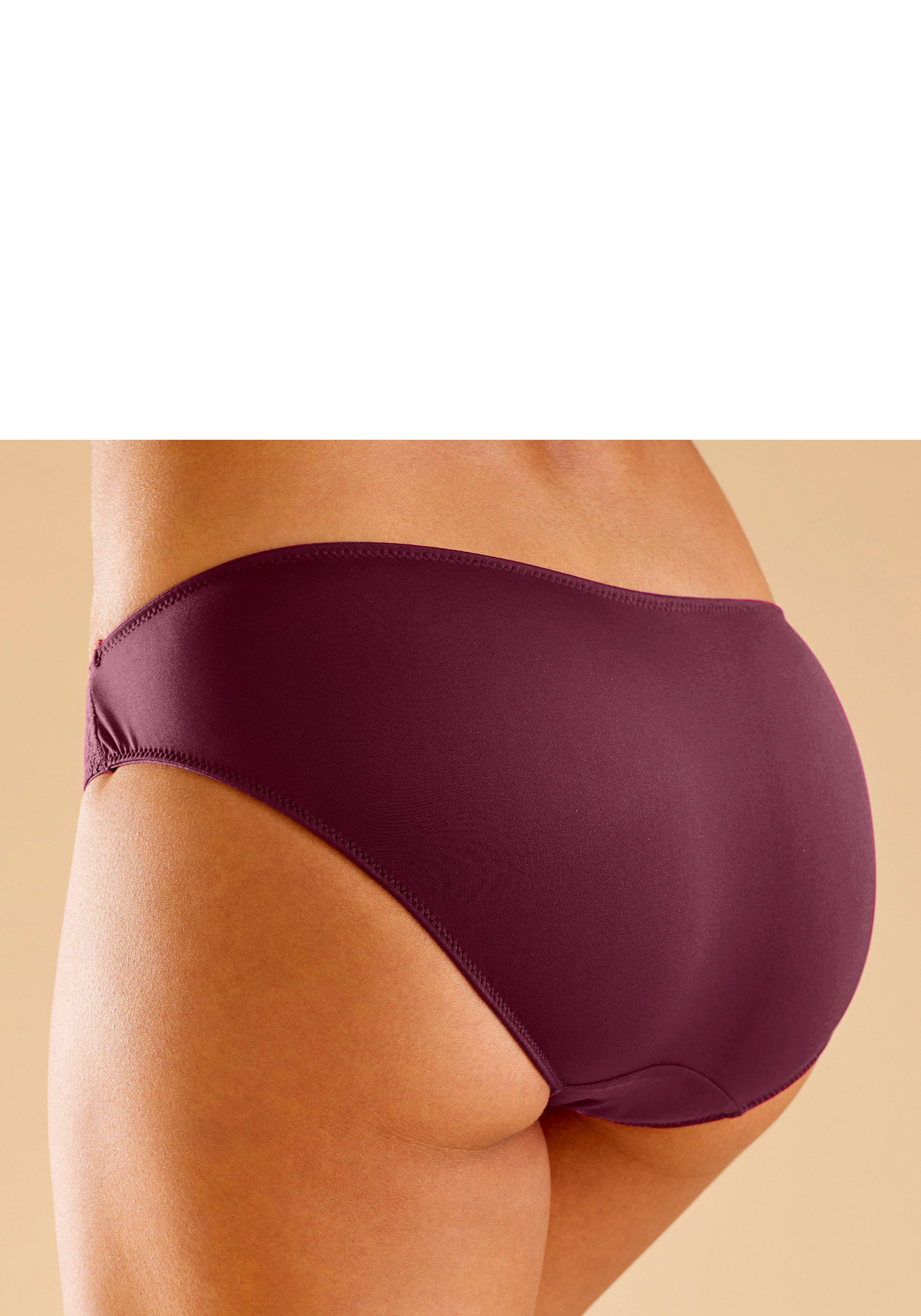 petite fleur Slip (3-St) mit hübschen Spitzeneinsätzen