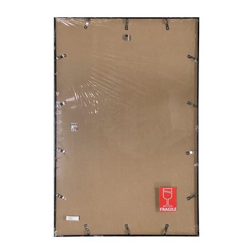 empireposter Rahmen »Posterrahmen Wechselrahmen Shinsuke® Maxi-Poster Profil: 15mm Kunststoff 61x91,5cm«, Farbe silber mit Acryl-Scheibe