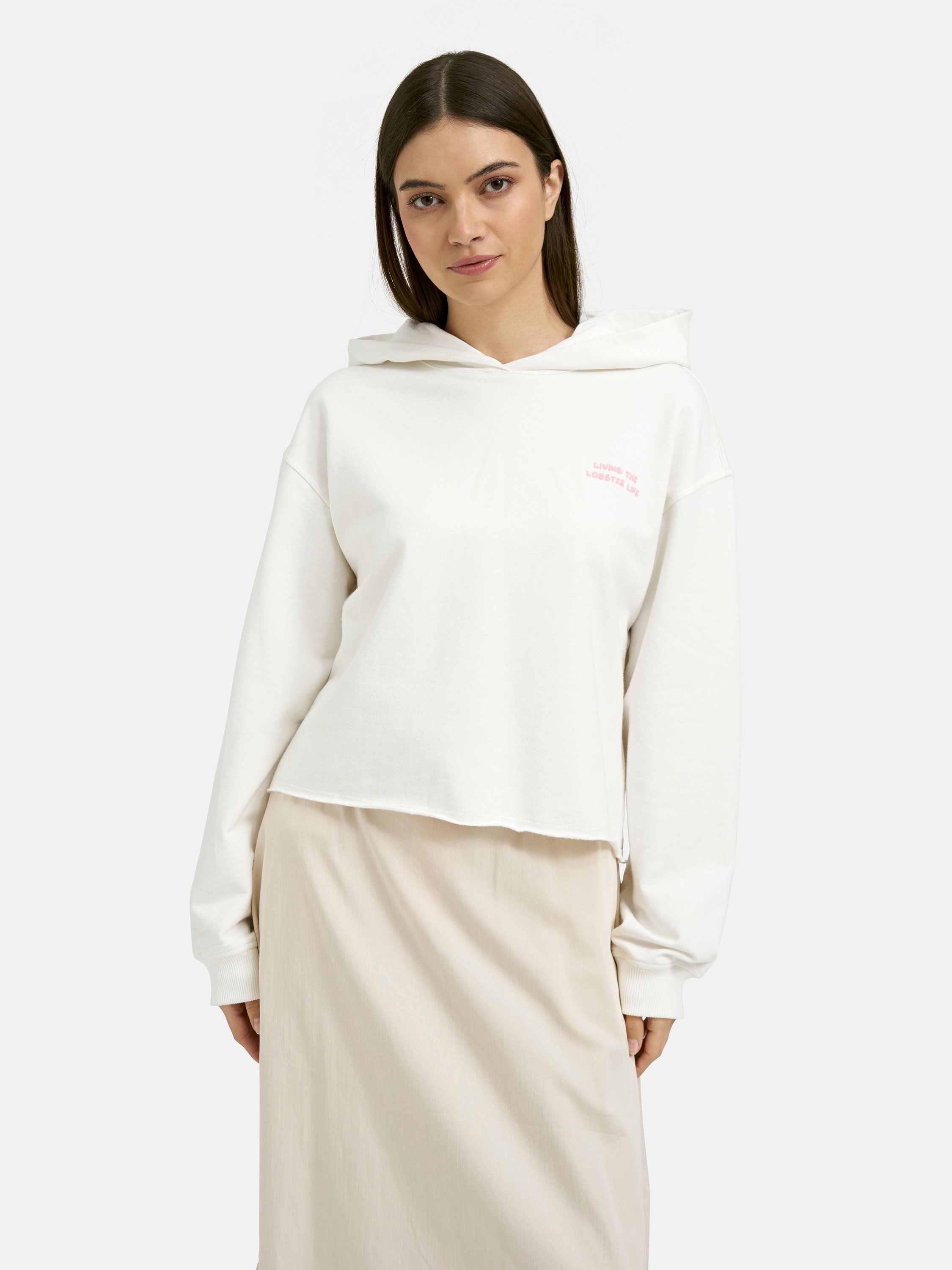 Smith & Soul Kapuzensweatshirt mit Rollsaum am Bund