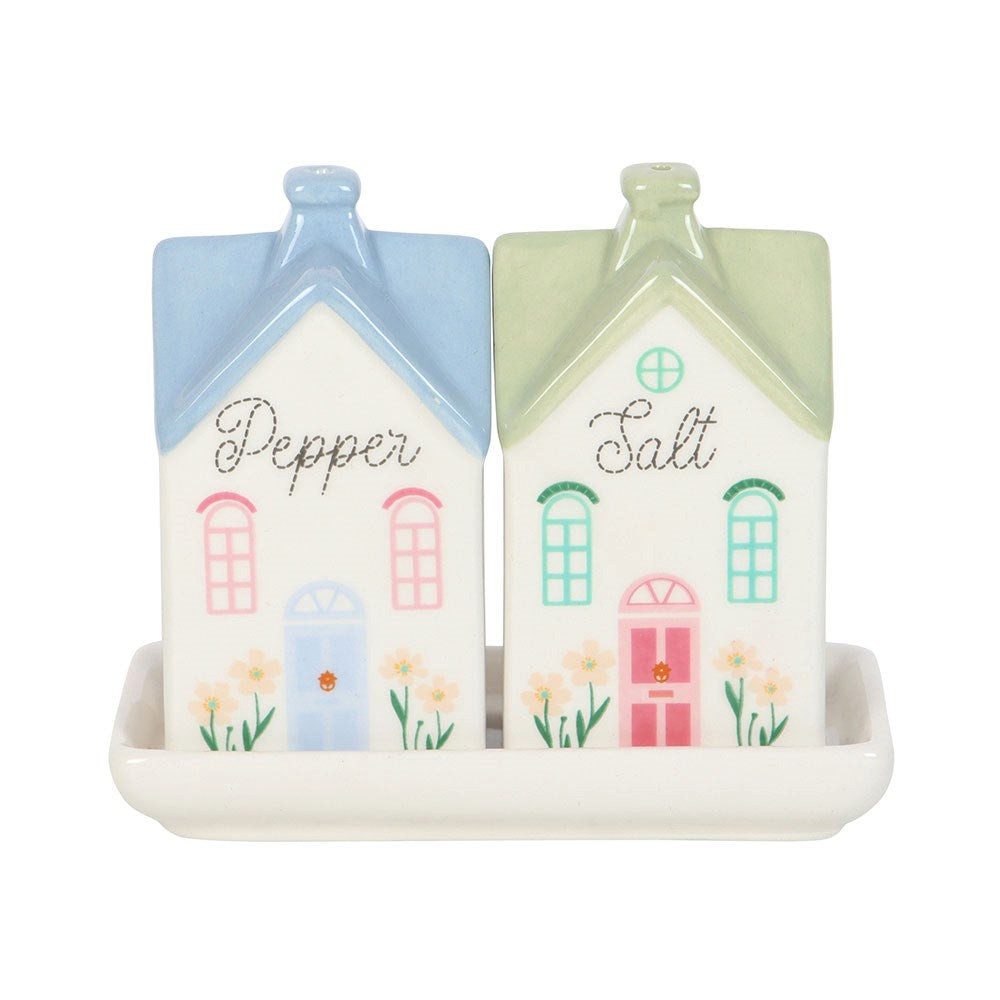 Something Different Salz- / Pfefferstreuer Sweet Salz - und Pfefferstreuer Haus Pastell vintage, (Salz- und Pfefferstreuer Set)