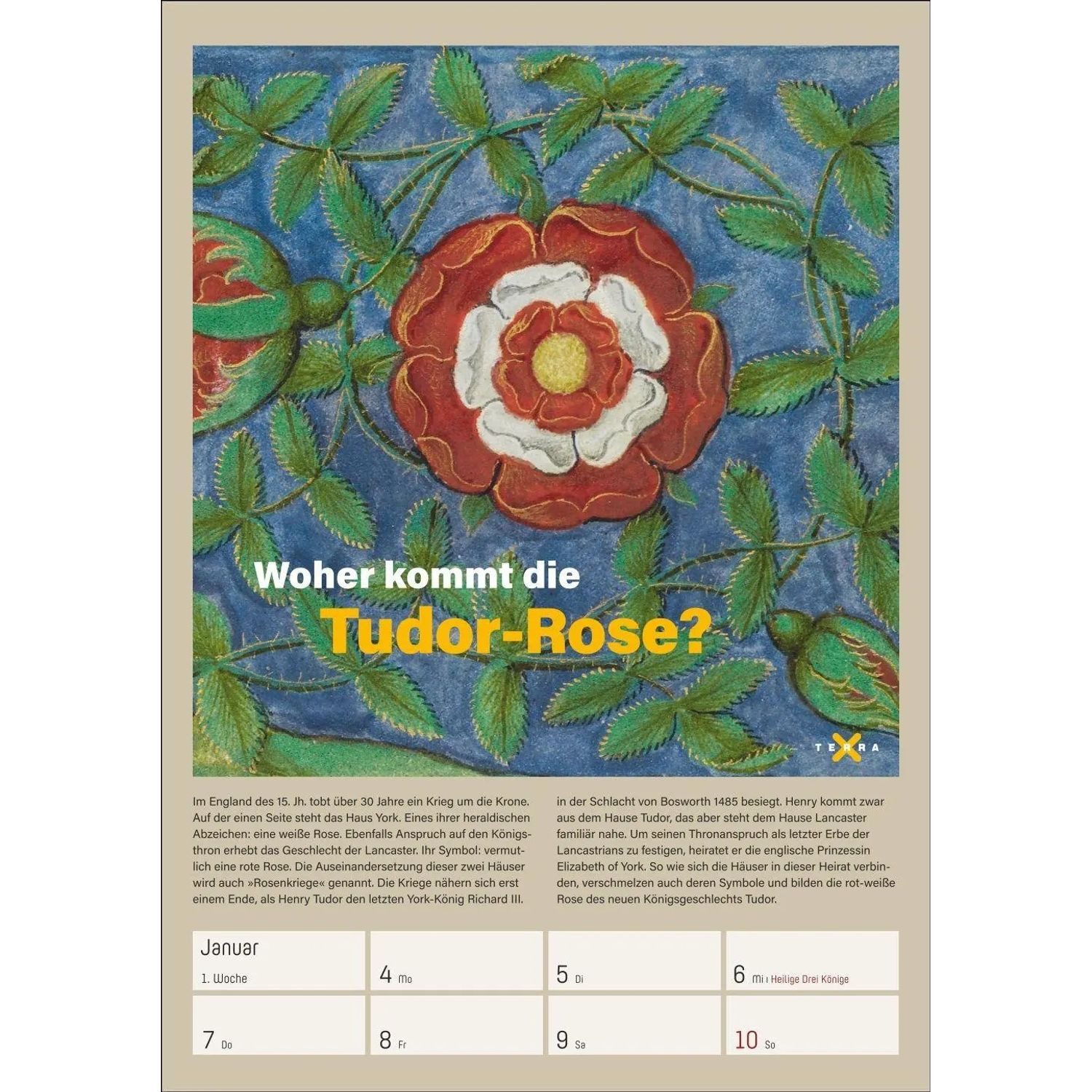 Harenberg Kalender Verlag Wandkalender Terra X History Wochenplaner 2027