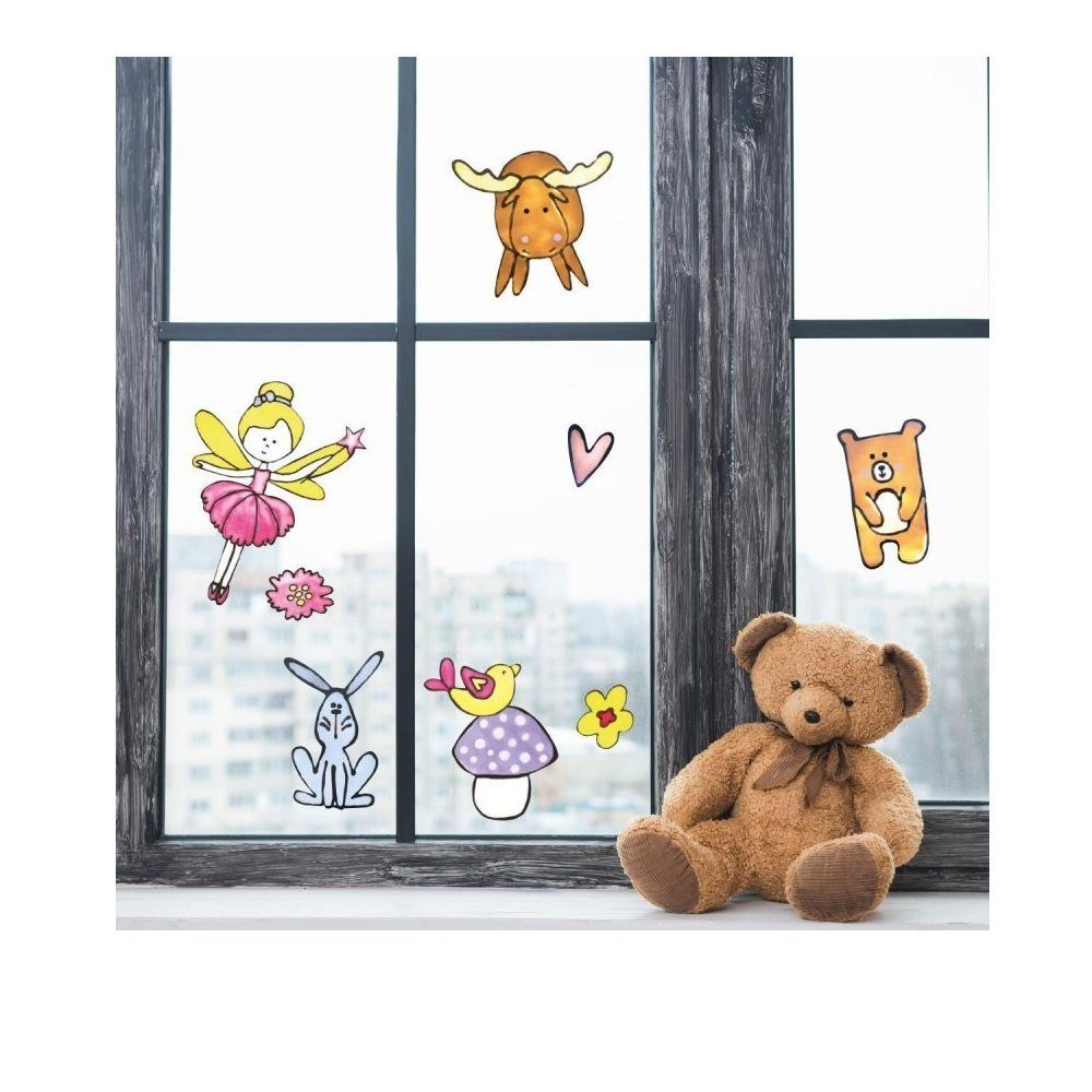 Friends, Kreativset Color Viva Nordic Decor - Set Kids Window (8-tlg)