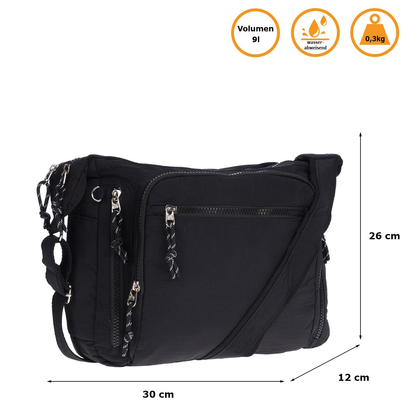 Christian Wippermann Henkeltasche Große Damen Tasche Umhängetasche Schultertasche (einzeln), Henkeltasche