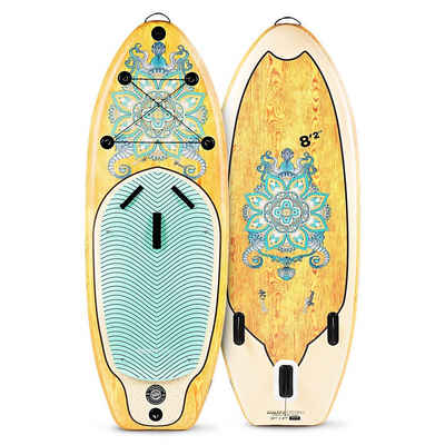 Sportstech SUP-Board »WBXs Mandala«, Sportstech 8in1-Stand up Paddling Board Set