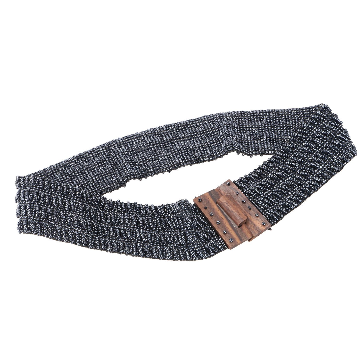 Guru-Shop Hüftgürtel Taillengürtel, elastischer Gürtel mit Perlen,..