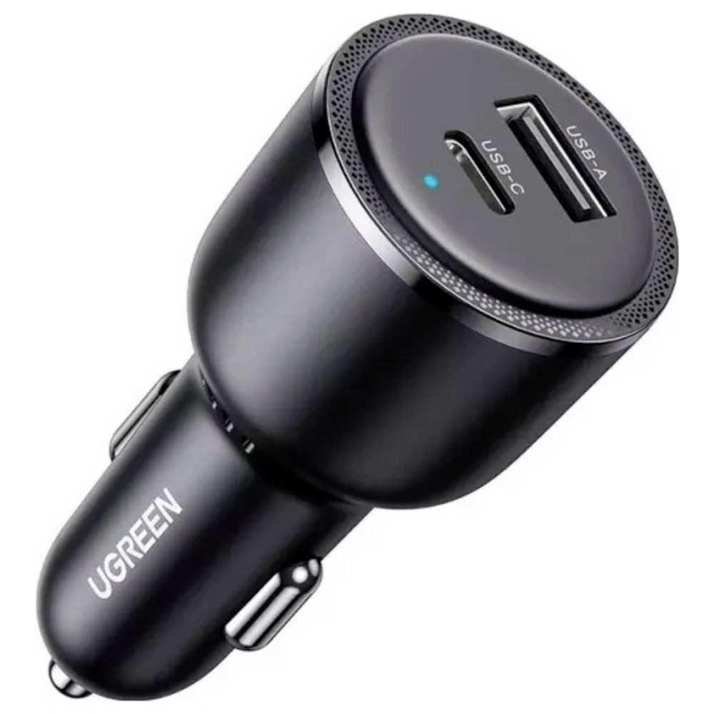 UGREEN UGREEN UGREEN EC701 63W Car Charger 1A1C KFZ-Ladestation 63 W Schwar USB-Ladegerät (UGREEN EC701 63W Car Charger 1A1C)