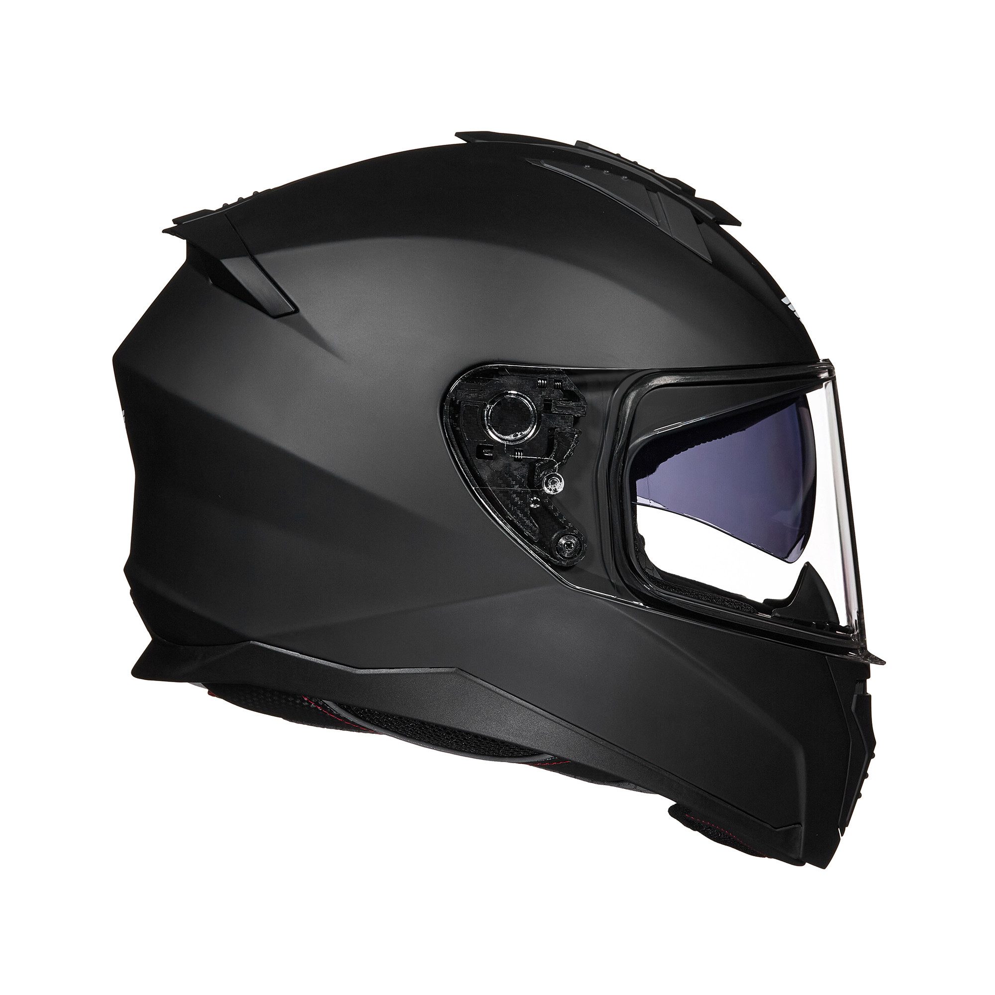 MOTO HELMETS Motorradhelm Integralhelm Motorrad Full Helm AF-77, Helm für Motorrad Roller Scooter, Schnellverschluss, Visier, nur 1350g