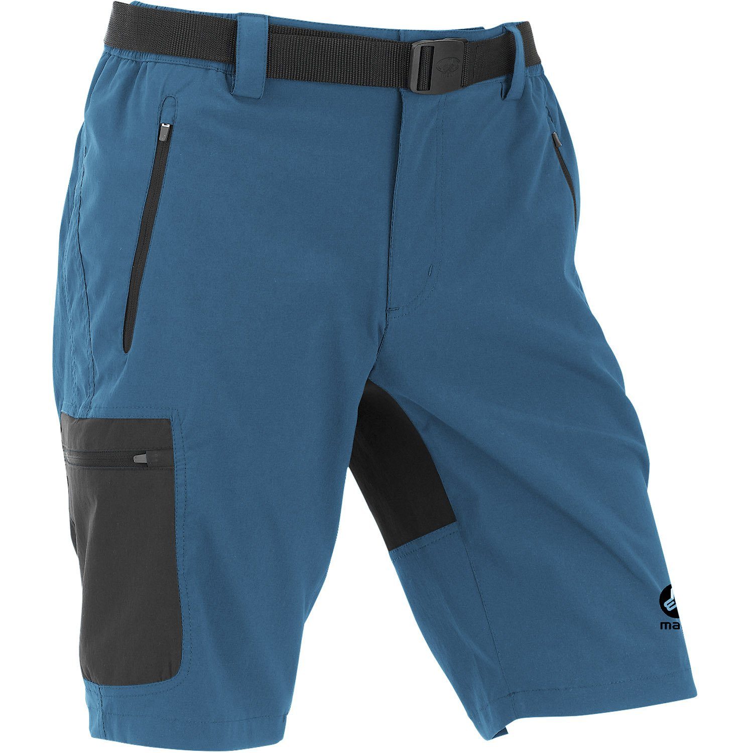 Maul Sport® Funktionsshorts Shorts Doldenhorn Petrol elastic II Bermuda