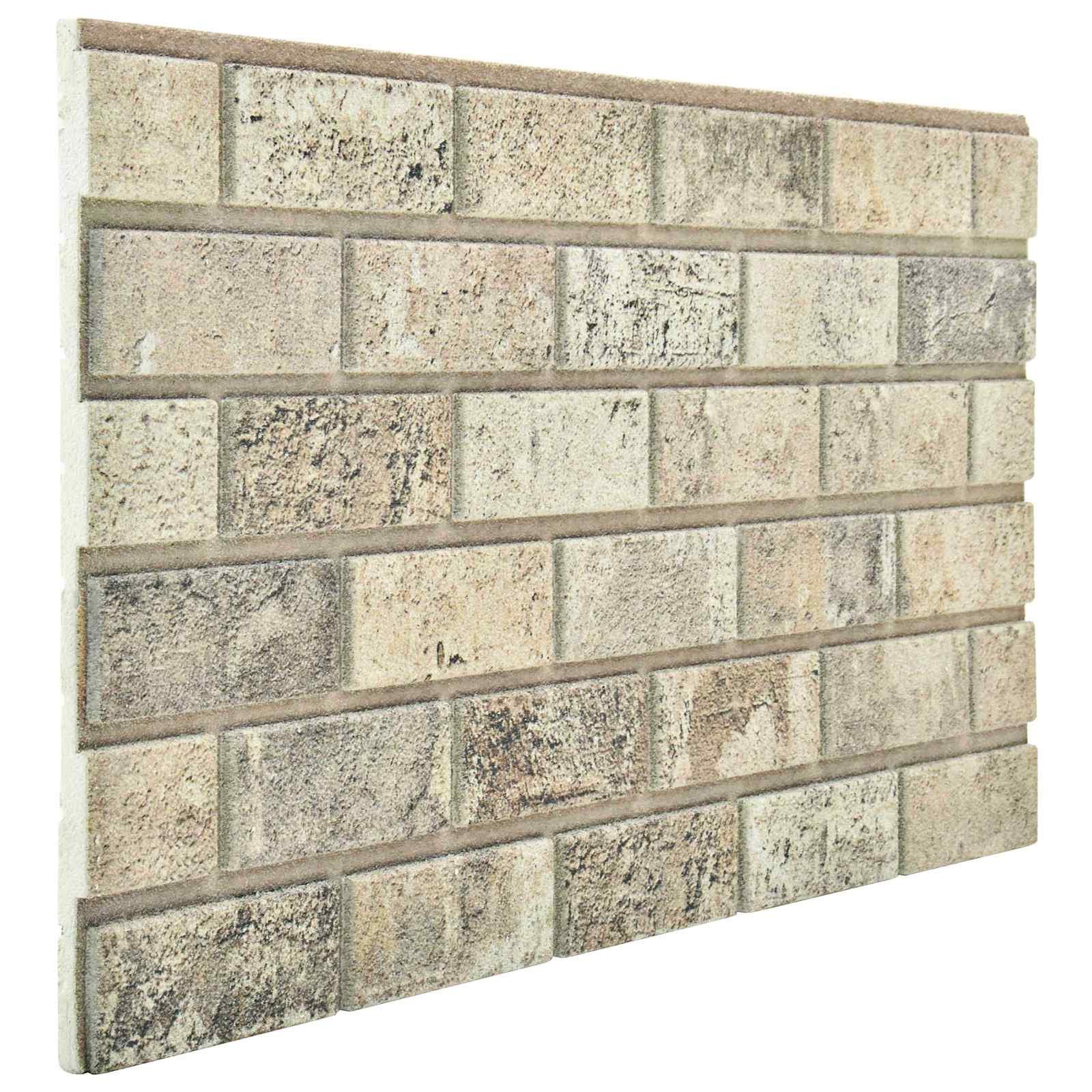 vidaXL Wandpaneel Wandpaneele 10 pcs Sand 100 x 50 cm EPS-Schaum, (10-tlg)
