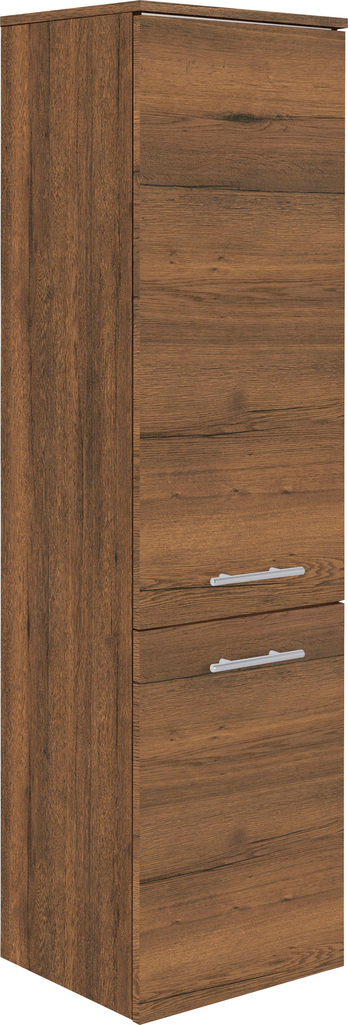 MARLIN Midischrank 3040, Breite 40 cm Eiche Struktur braun | Eiche Struktur braun