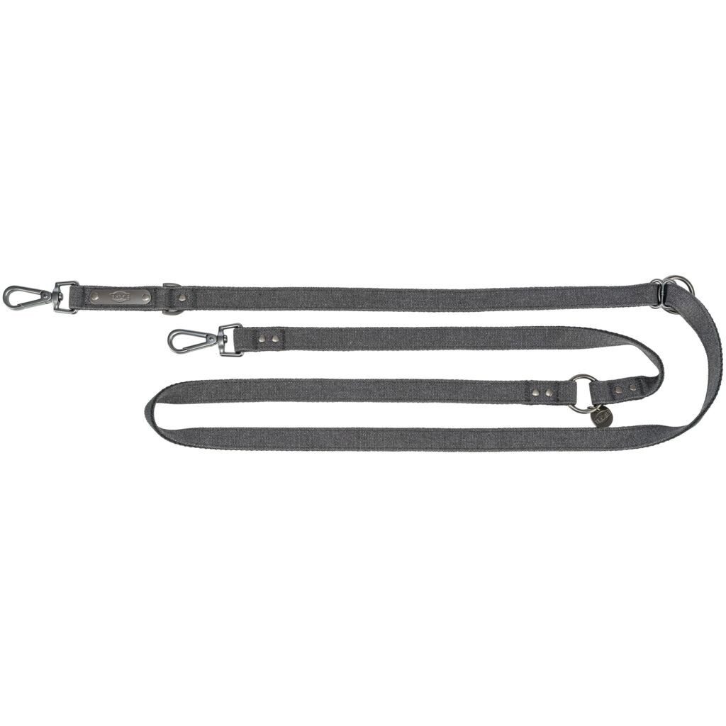 TRIXIE Hundeleine CityStyle Verlängerungsleine - schwarz - 2,00 m/13 mm, Gurtband