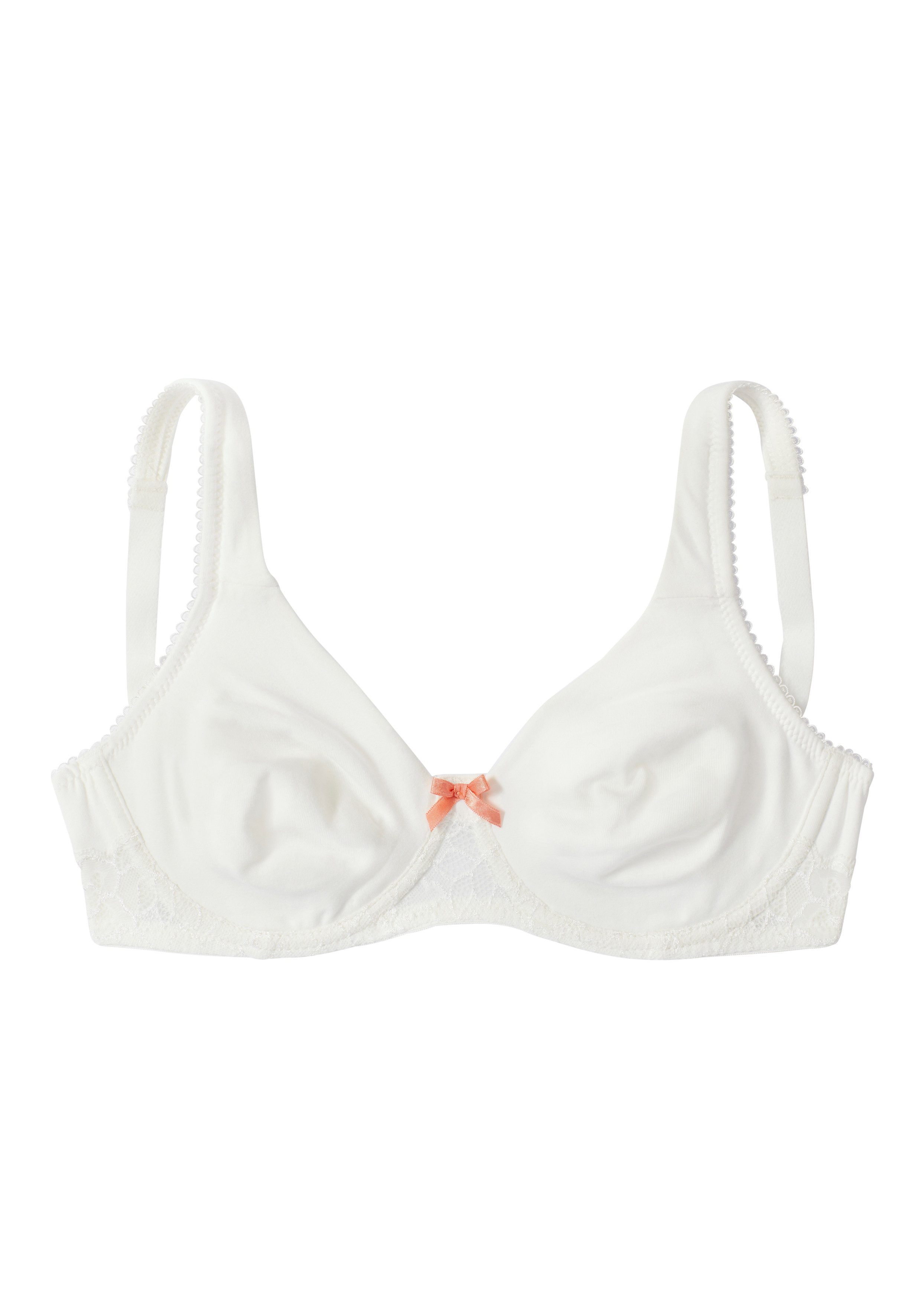 Nuance by Lascana T-Shirt-BH (Packung, 2 Stück) mit Bügel und nahtlosen Cups, aus Baumwoll-Qualität – Bild 3 von 5