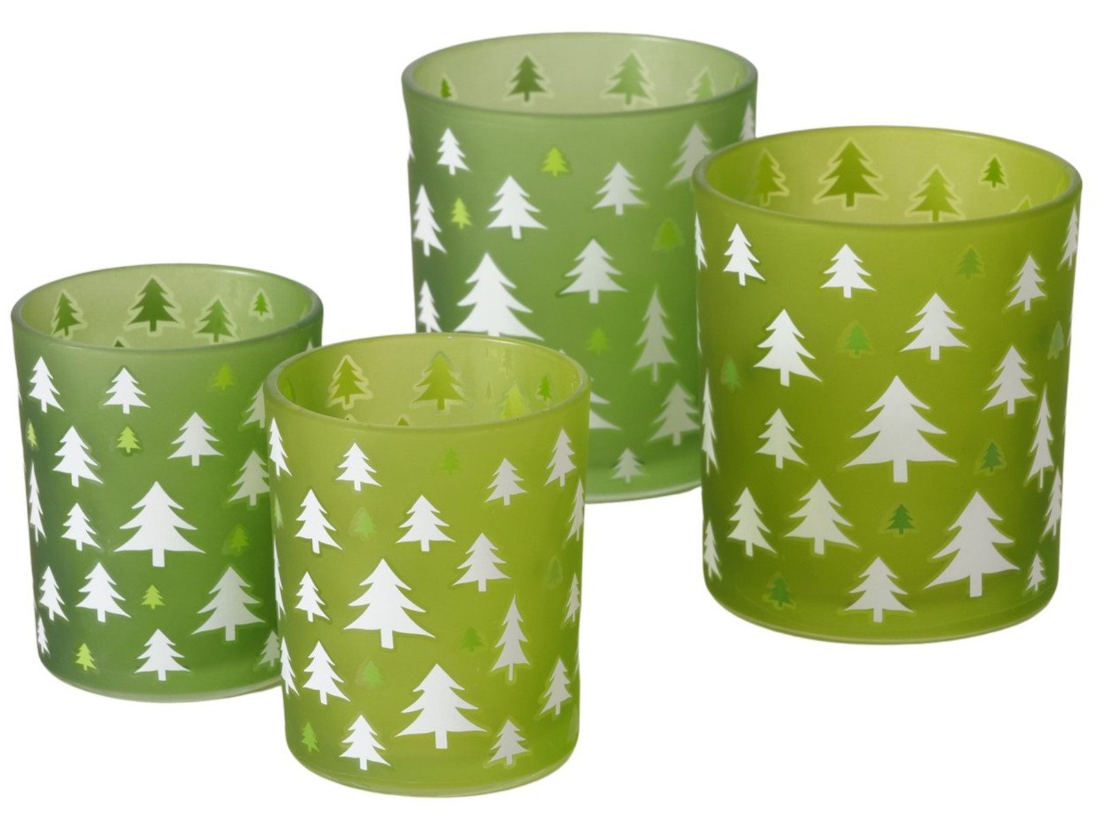 BOLTZE Windlicht Tilio Windlicht sortiert grün 2tlg