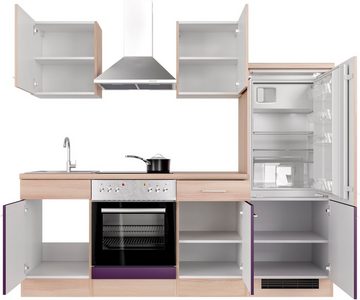 Flex-Well Küche Portland, wahlw. mit E-Geräten, Breite 220 cm, viele Farbvarianten erhältlich