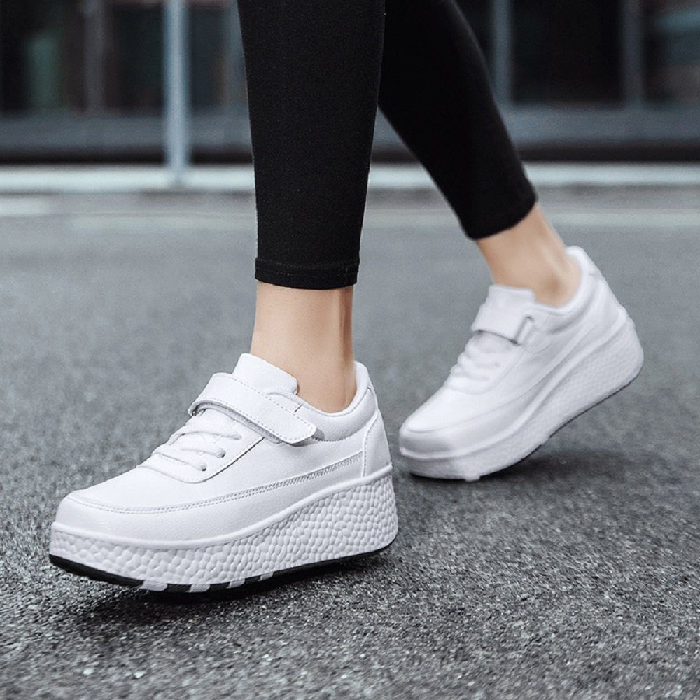 HUSK'SWARE Rollschuhe, (Rollschuh-Sneaker, zwei Rädern, verstärkter Aufbau), Leichte Rollschuh-Sneaker mit zwei Rädern,atmungsaktives Material