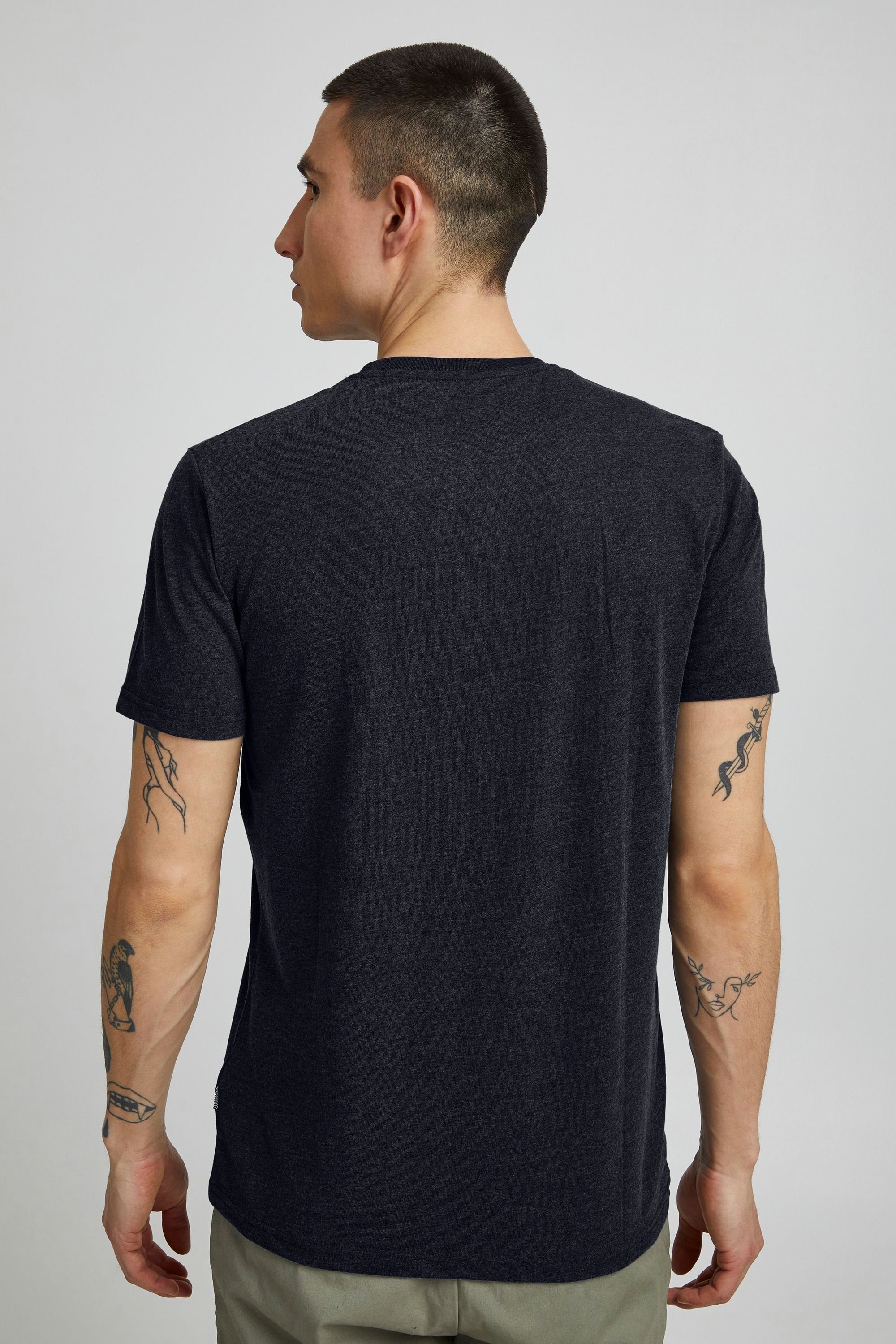 6194761, - Tee MELA SS 21103651 T-Shirt - NAVY !Solid T-Shirt Rock Basic (7919911)