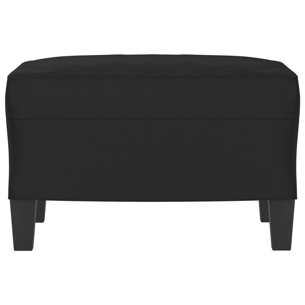 vidaXL Polsterhocker Fußhocker Schwarz 60x50x41 cm günstig online kaufen