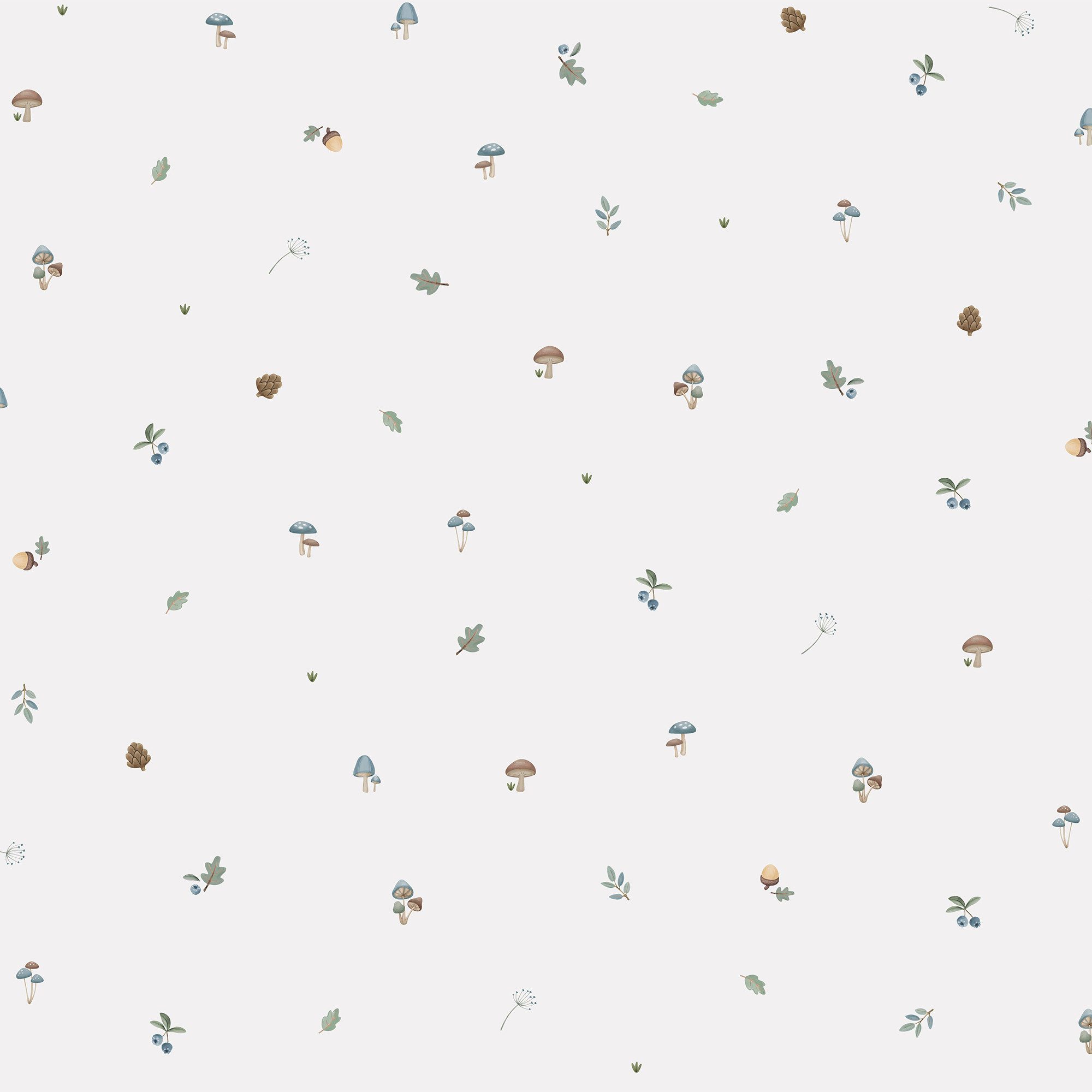 LITTLE DUTCH Vliestapete Forest Treasures, glatt, neutral, (1 St), 10mx52cm (ca. 5m2)