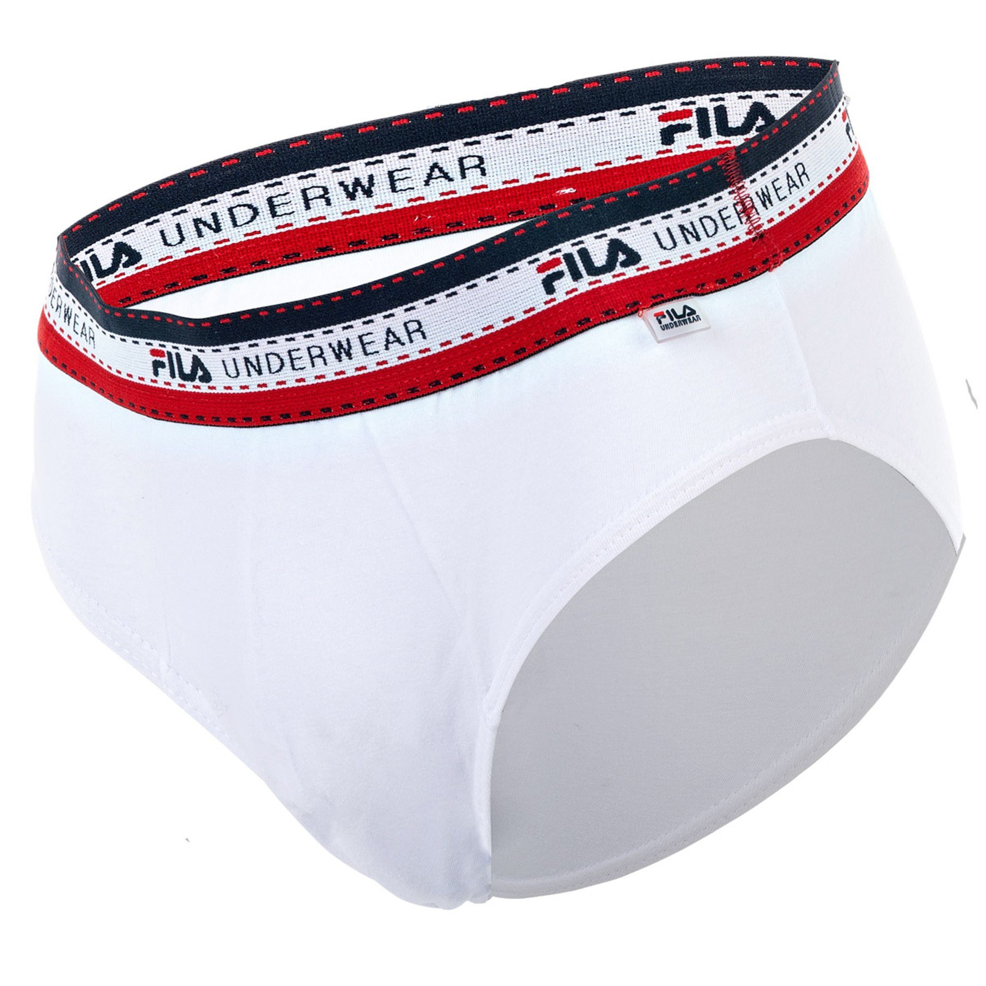 Fila Slip Herren Slip 4er Pack Baumwollmischung (Packung, 4er Pack)