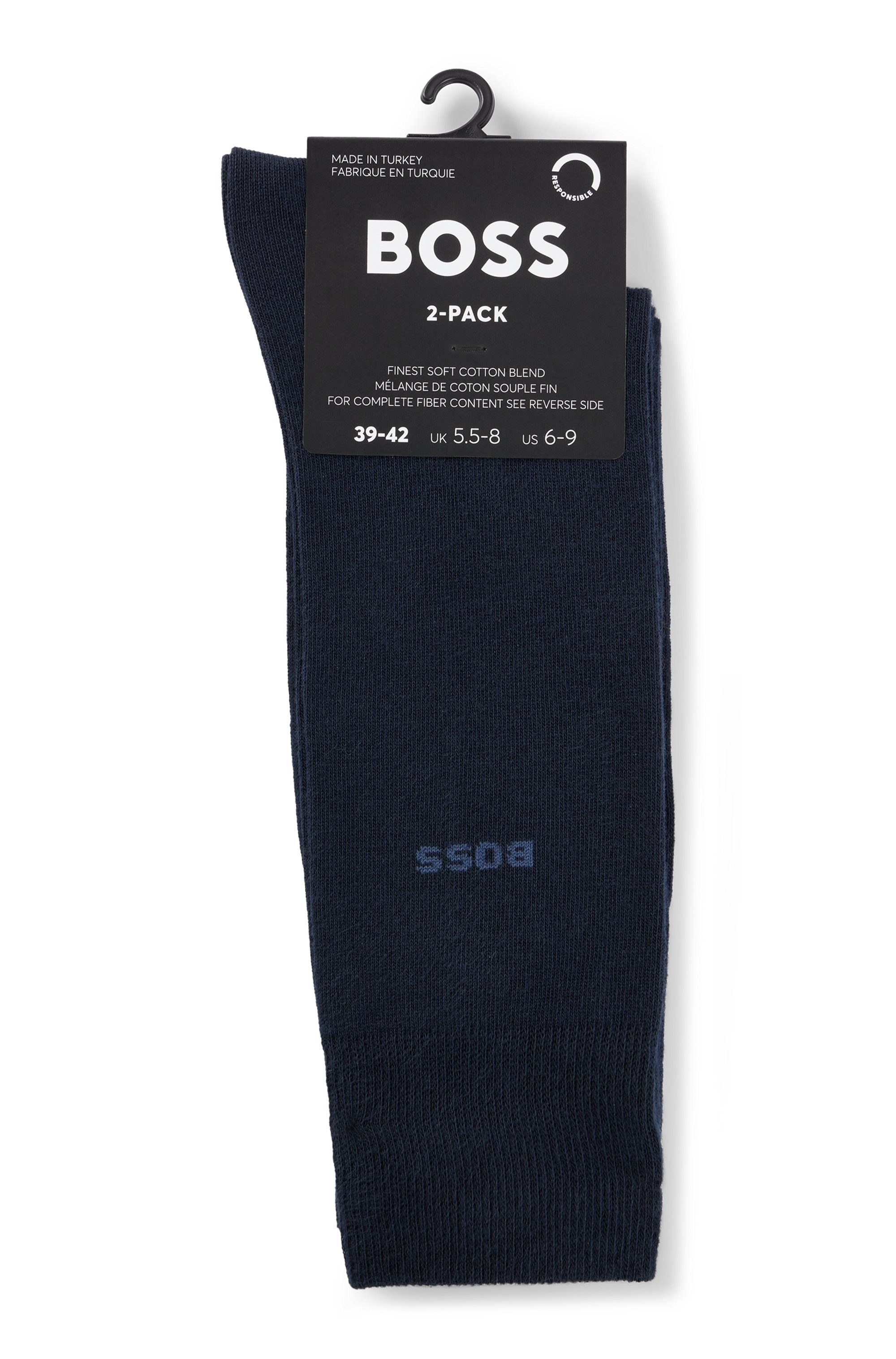 BOSS Businesssocken 2P RS Uni CC (Packung, 2-Paar, 2er) mit Markenlogo günstig online kaufen