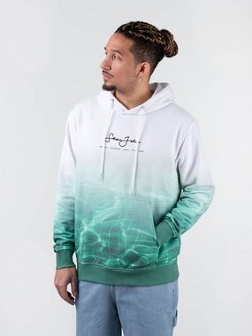 Sean John Hoodie Sean John Script Logo Pool Print Hoodie