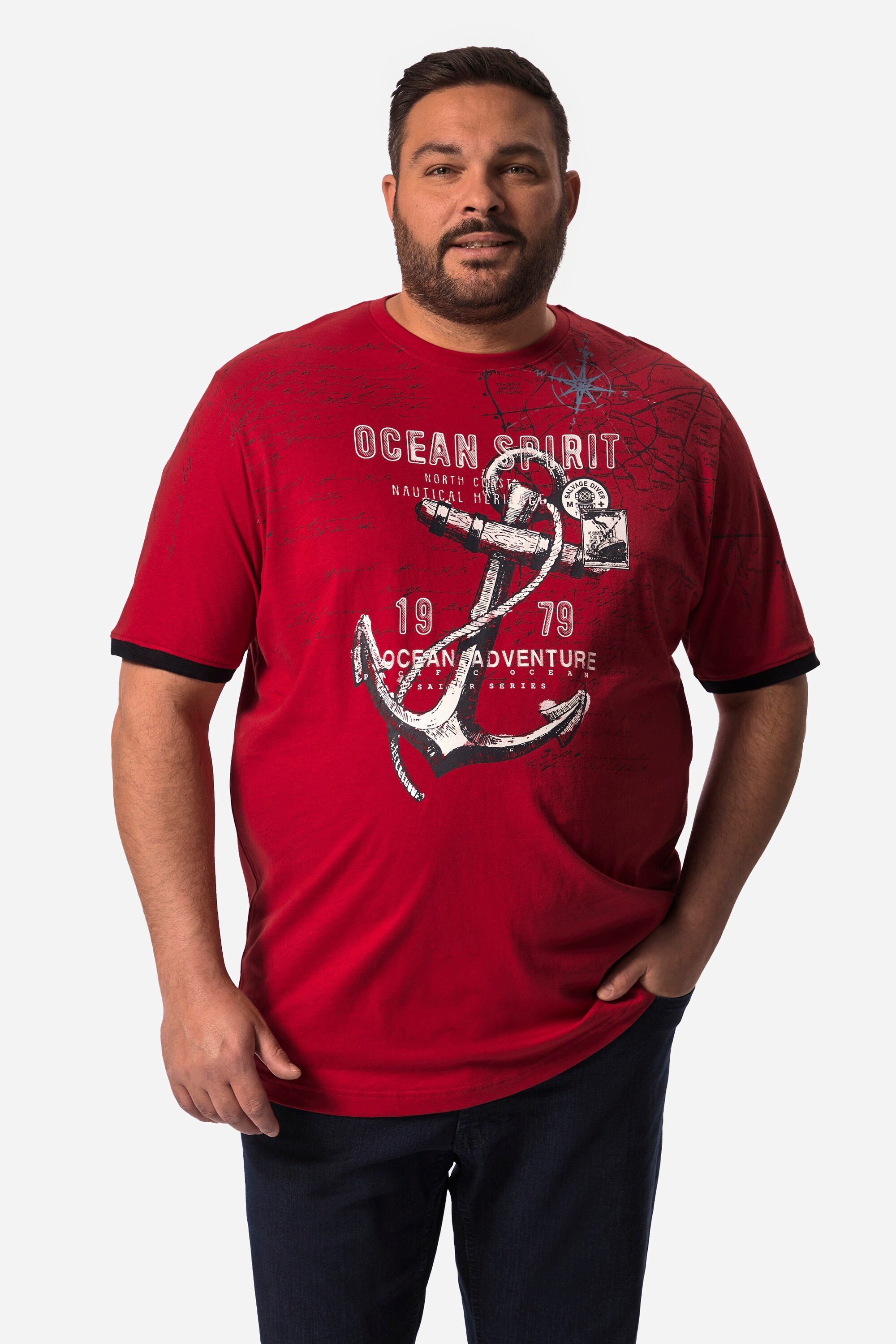 Men Plus T-Shirt Men+ T-Shirt Halbarm günstig online kaufen