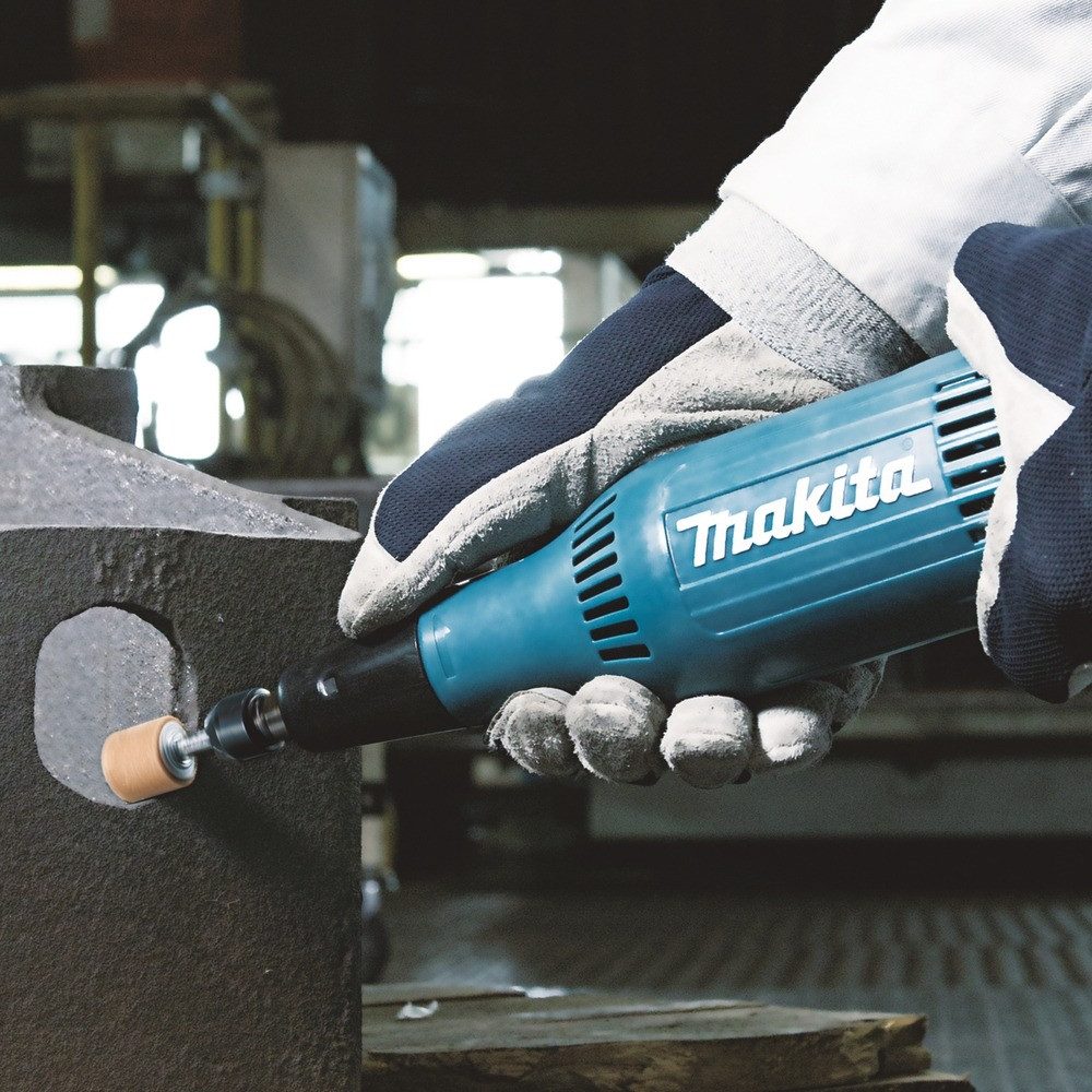Makita Geradschleifer, max. 28000 U/min, 240 W, GD0603, 6 mm - im Karton