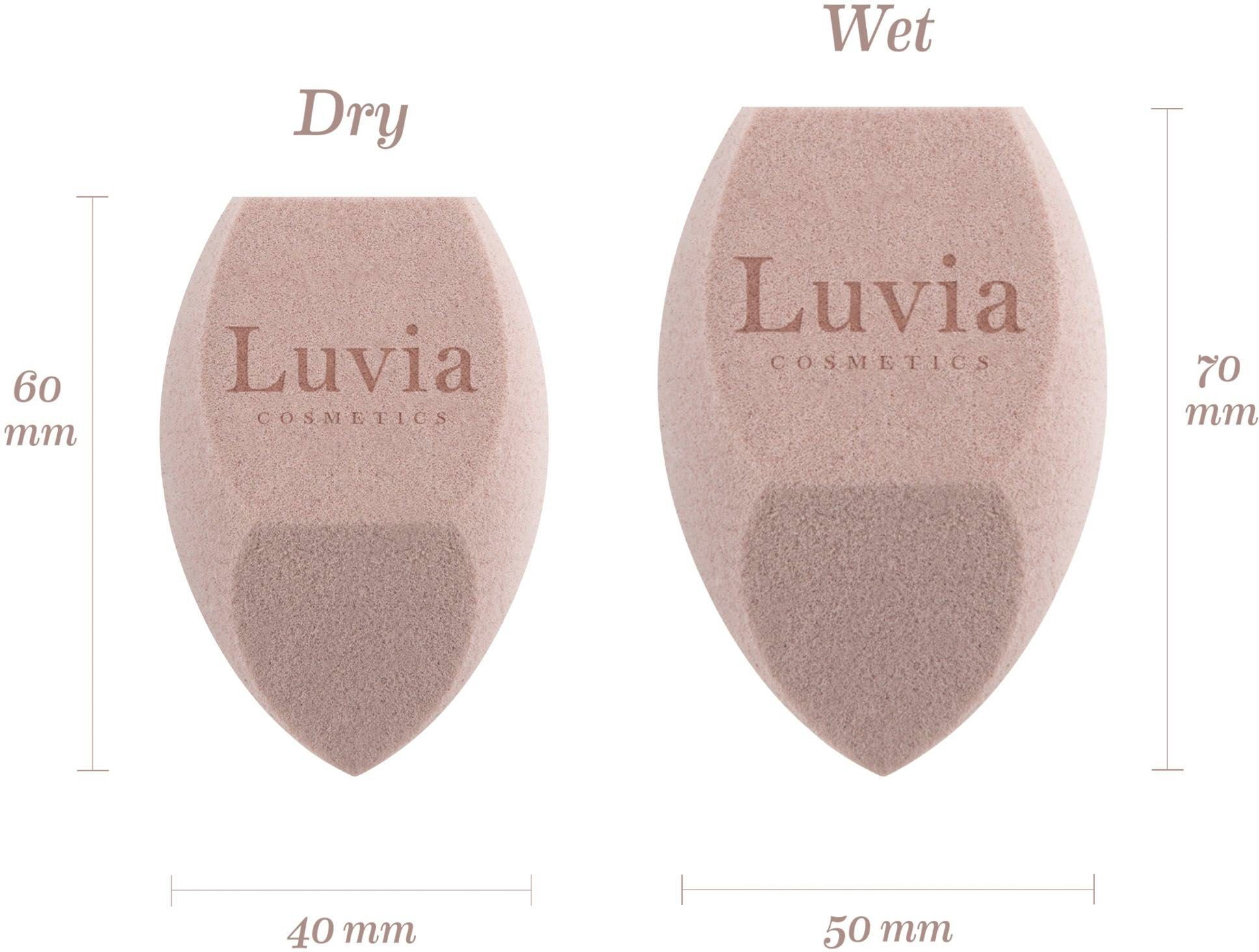Luvia Cosmetics Makeup Sponge Diamond Sponge Candy, Set, 2 pcs., fine-pored surface for natural skin appearance