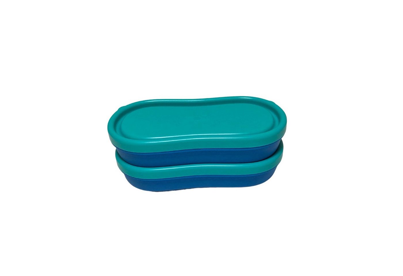 Thumbnail - Radami Aufbewahrungsbox Vesperbox Lunchbox Brotdose Frühstücksbox Vesperdose 2x150ml blau