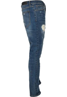 URBAN CLASSICS Bequeme Jeans Urban Classics Herren Heavy Destroyed Slim Fit Jeans (1-tlg)