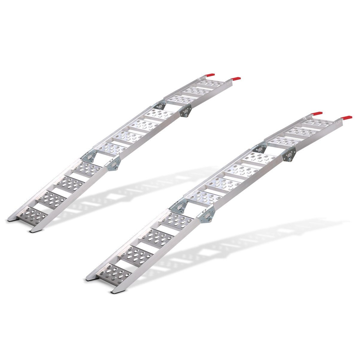 Auffahrrampe 1x # Alu III - Auffahrrampe Paar Motorrad Alu Dreifach-Klappbar Auffah