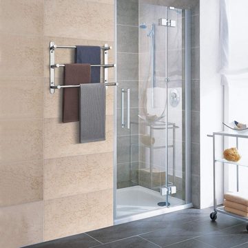 Lubgitsr Handtuchhalter 40CM Handtuchhalter Ohne Bohren,Handtuchhalter für Wand Badezimmer