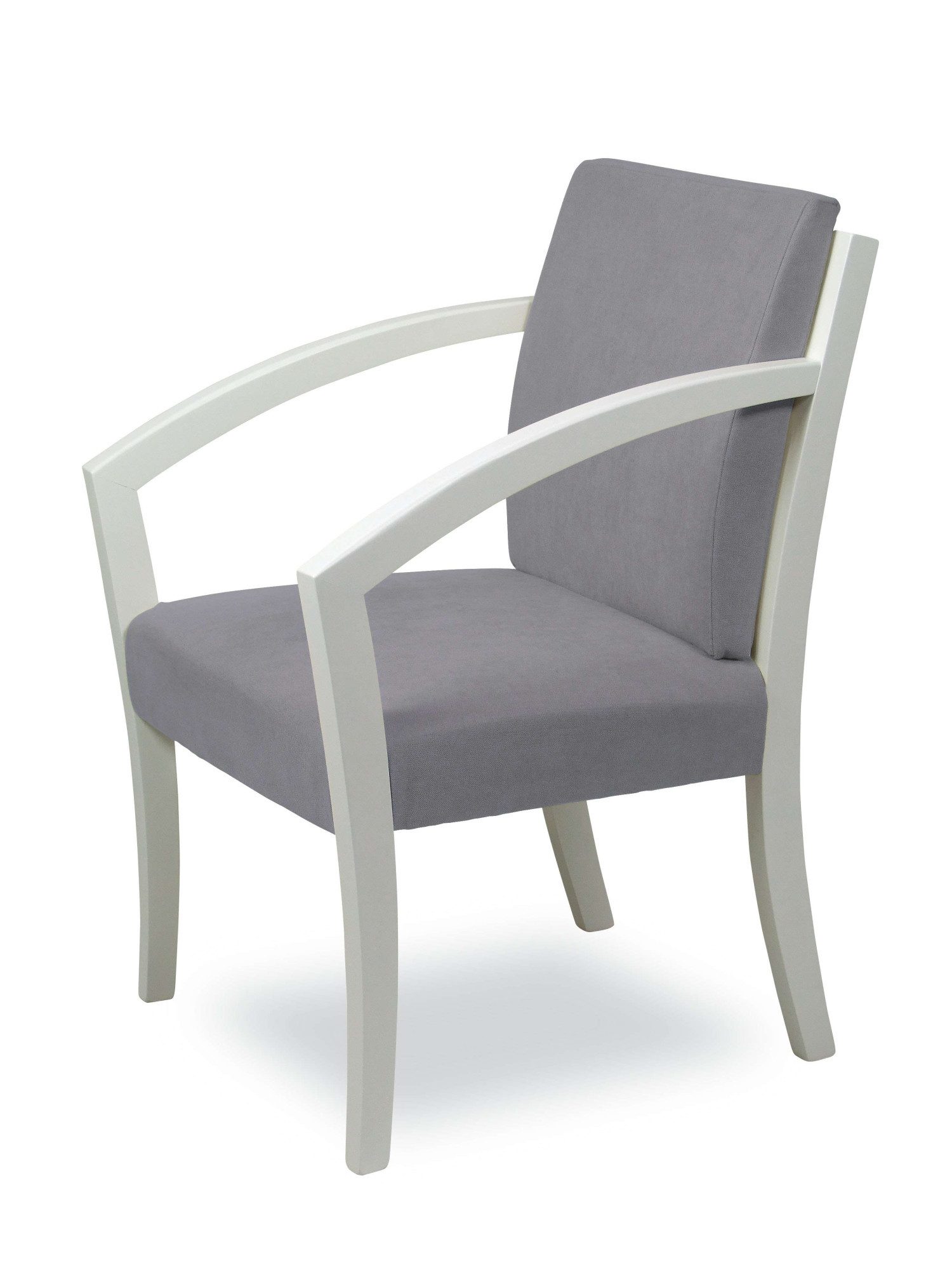 Home affaire Esszimmerstuhl G98 George Armlehnstuhl, Sessel, in 3 Gestellfarben Made in Italy (1 St), Extra-confort, Fleckenabweisendes Gewebe, Massivholz