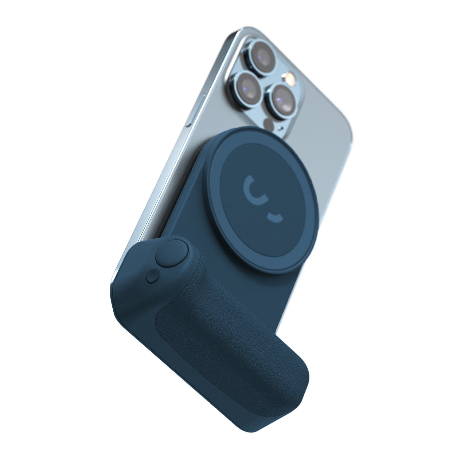 ShiftCam SnapGrip Smartphone-Halterung, (praktischer Handgriff, 180° drehbar, integrierte Ladefunktion)