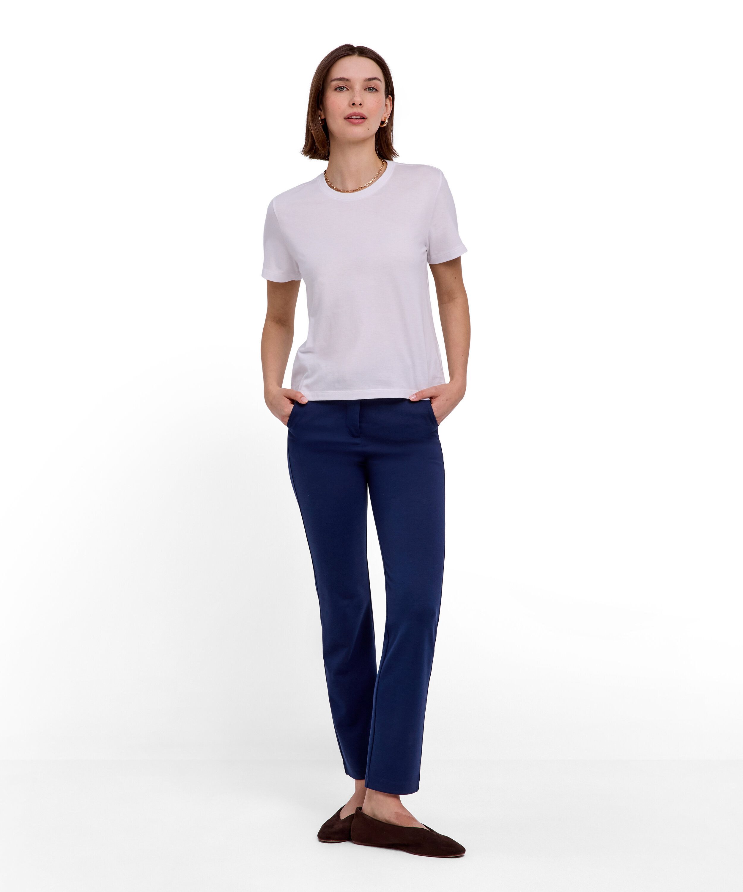 FALKE T-Shirt T-Shirt aus hochwertiger Pima-Baumwolle (1-tlg., 1) aus hochwertiger Pima-Baumwolle